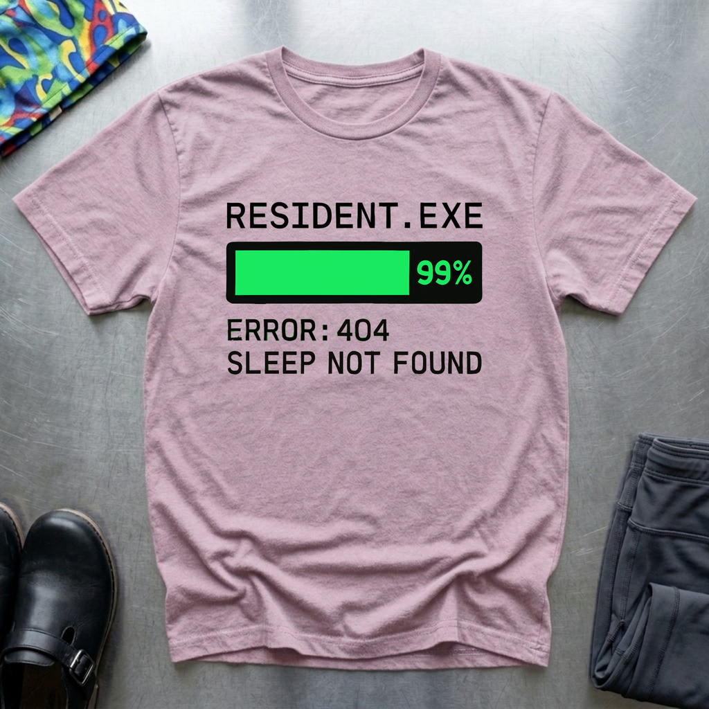 Resident.exe error, sleep not found T-Shirt