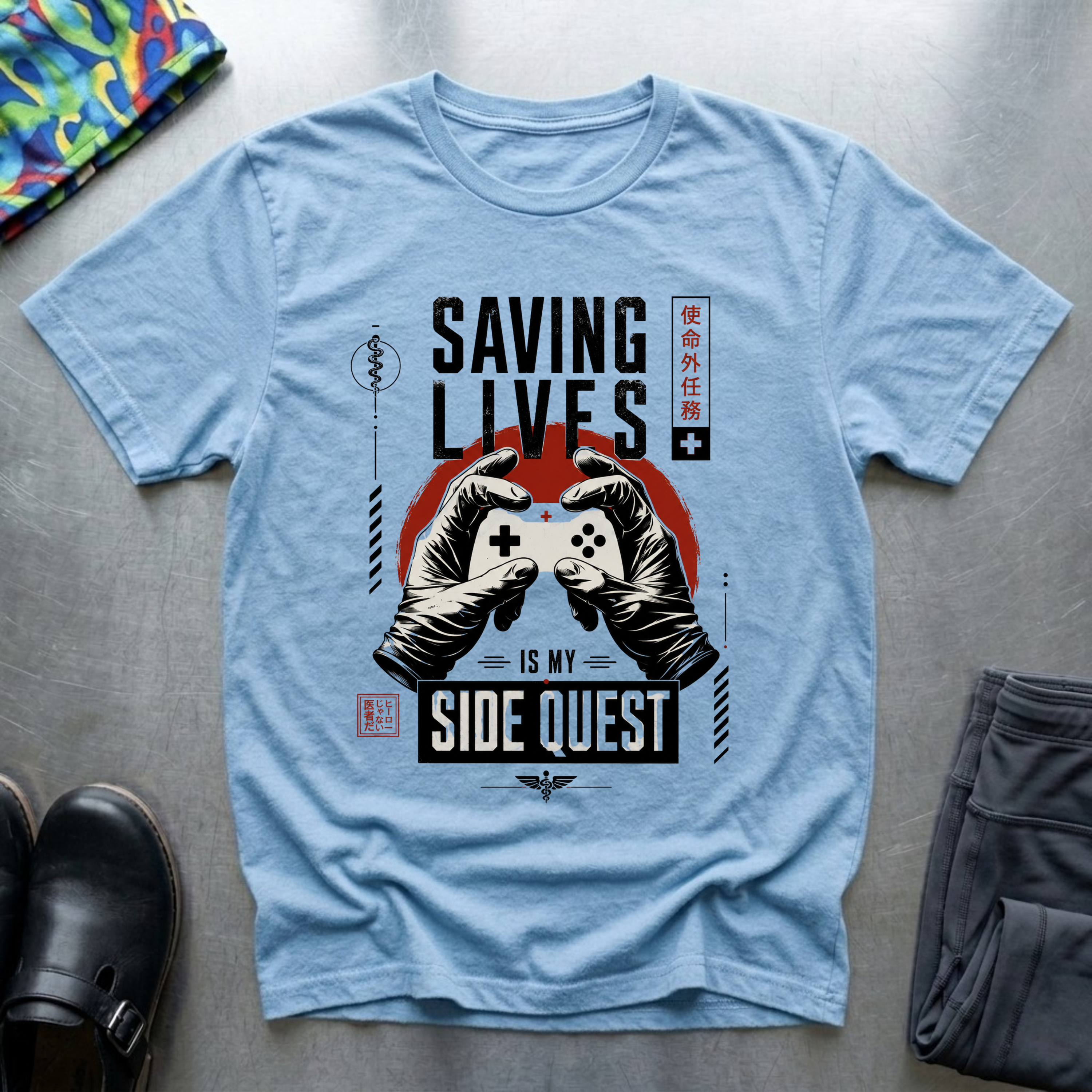 Saving Lives is My Side Quest T-Shirt