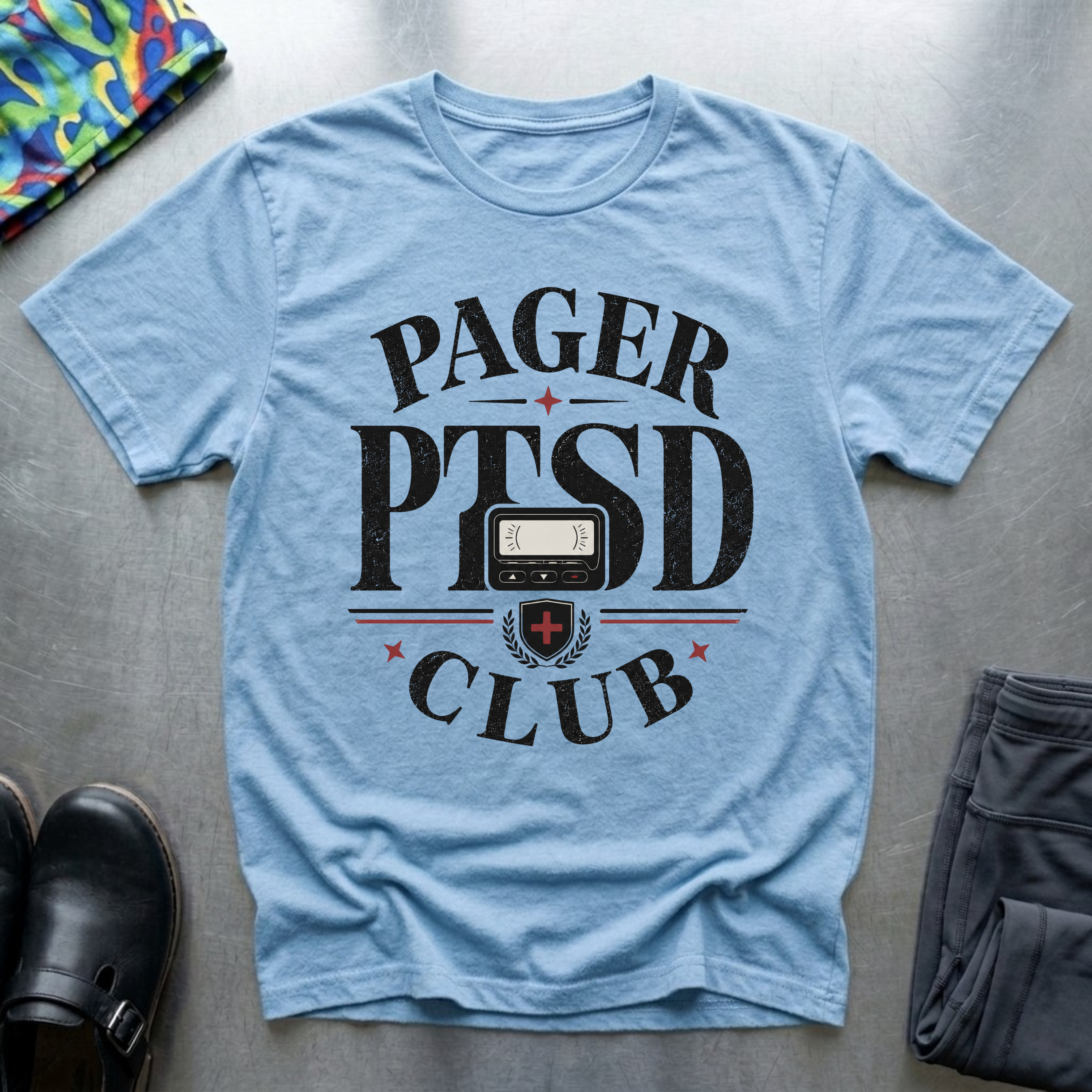 Pager PTSD Club 1 T-Shirt
