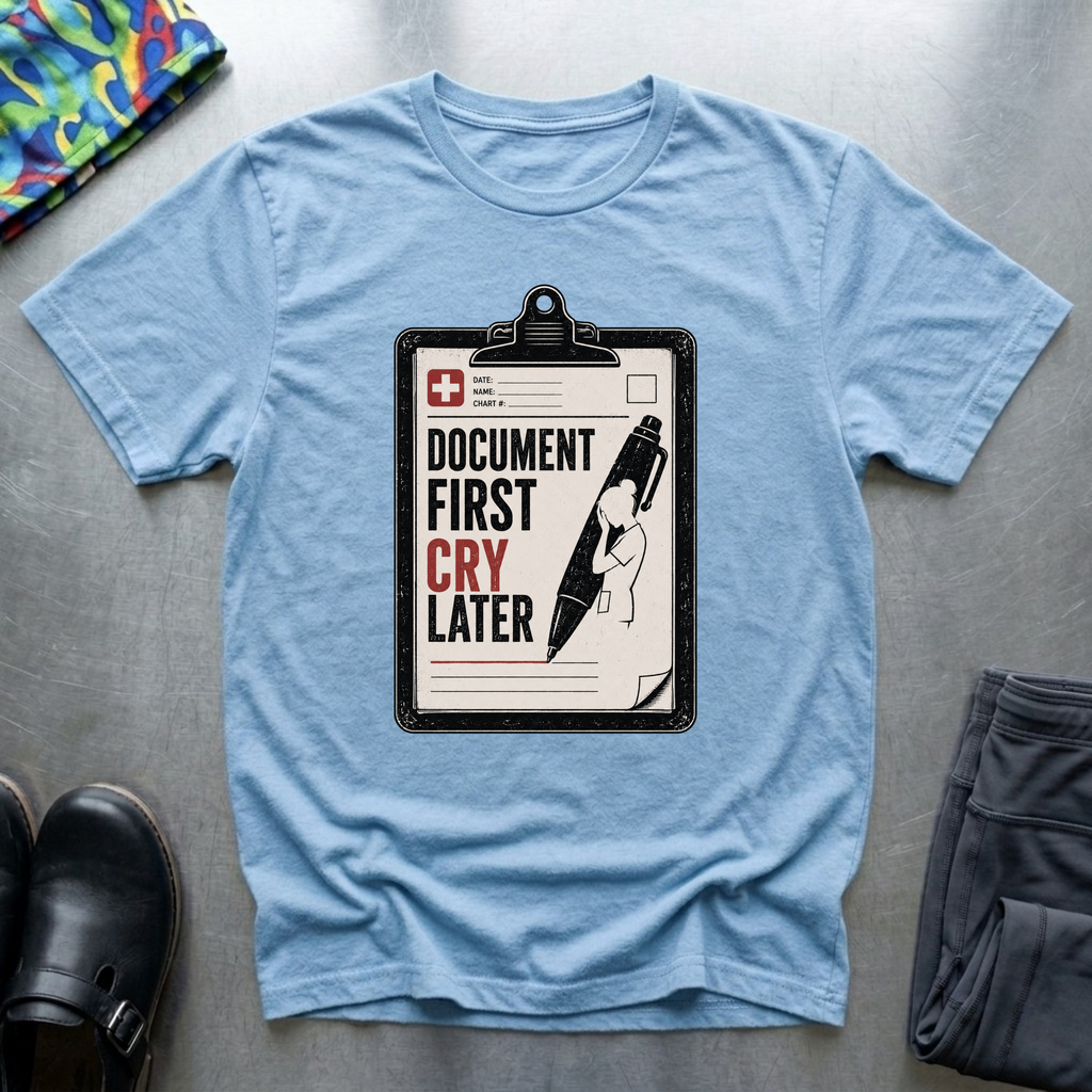 Document First, Cry Later I T-Shirt