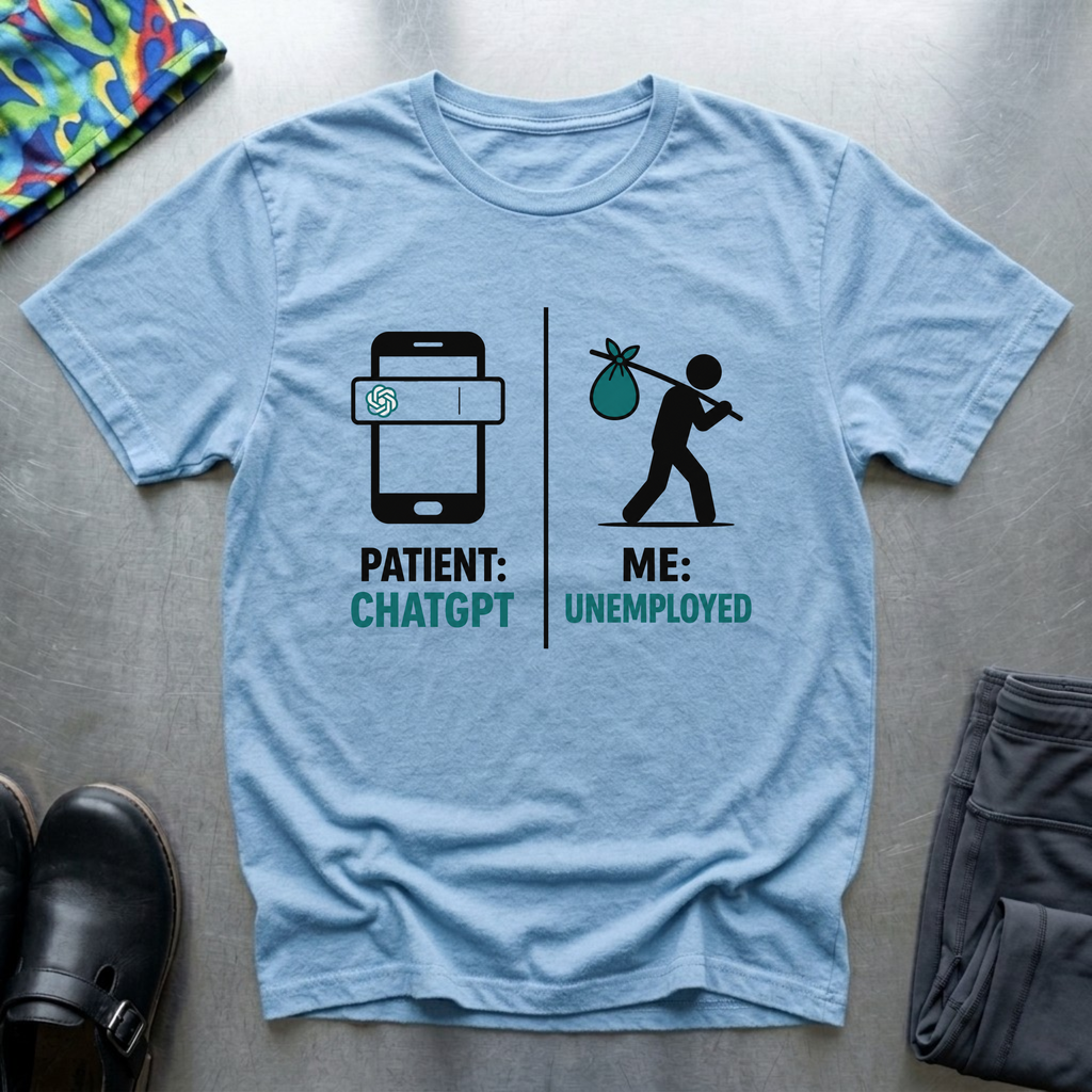 Patient: ChatGPT, Me: Unemployed T-Shirt