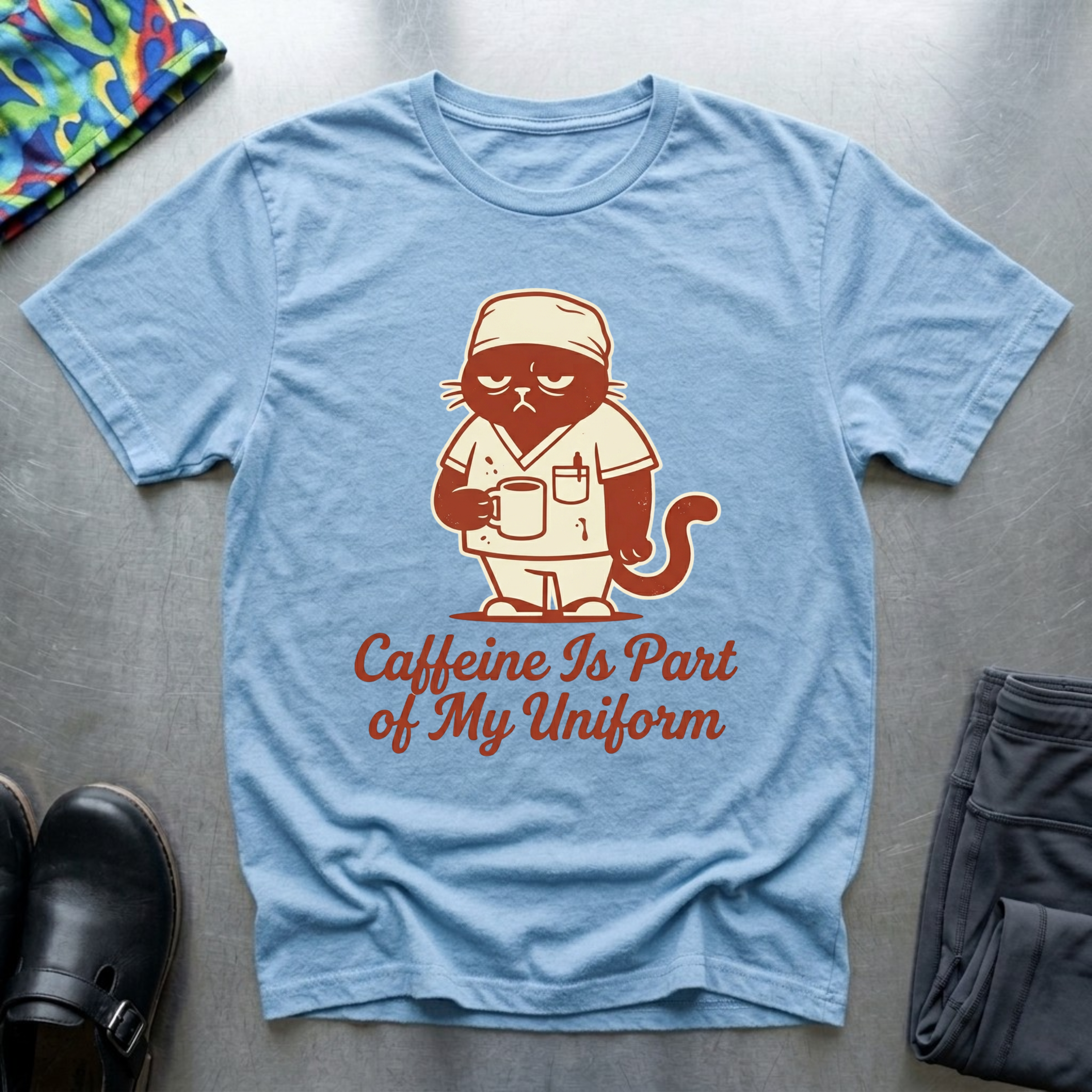 Caffeine Is Part Of My Uniform T-Shirt