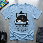 Nurse By Day, Cat Hostage By Night T-Shirt