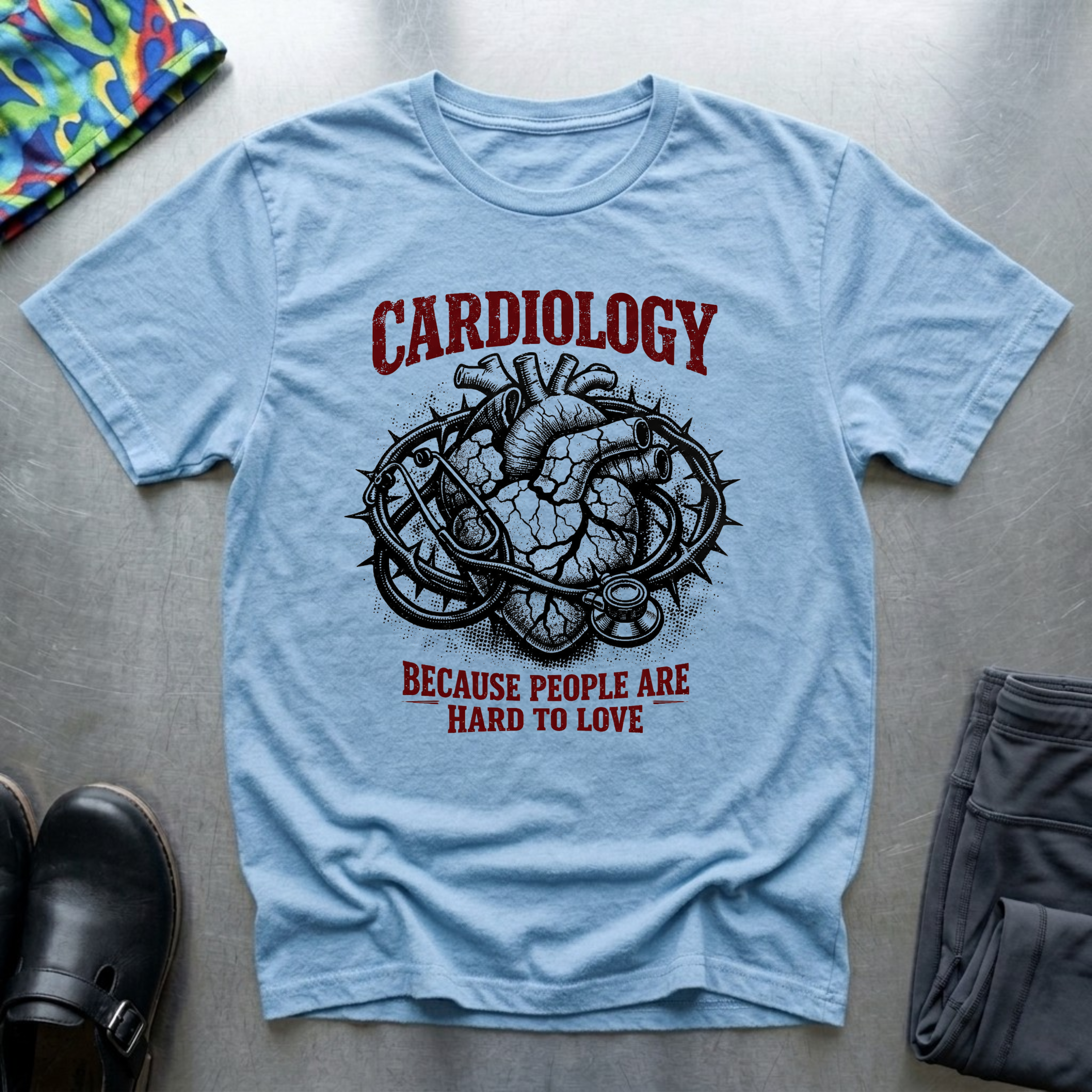 Cardiology, because people are hard to love T-Shirt