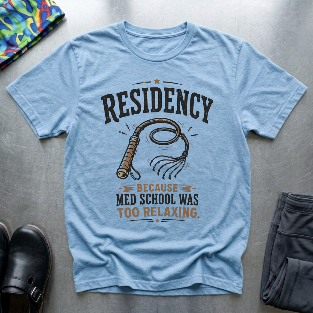 Residency, Because Med School Was Too Easy T-Shirt