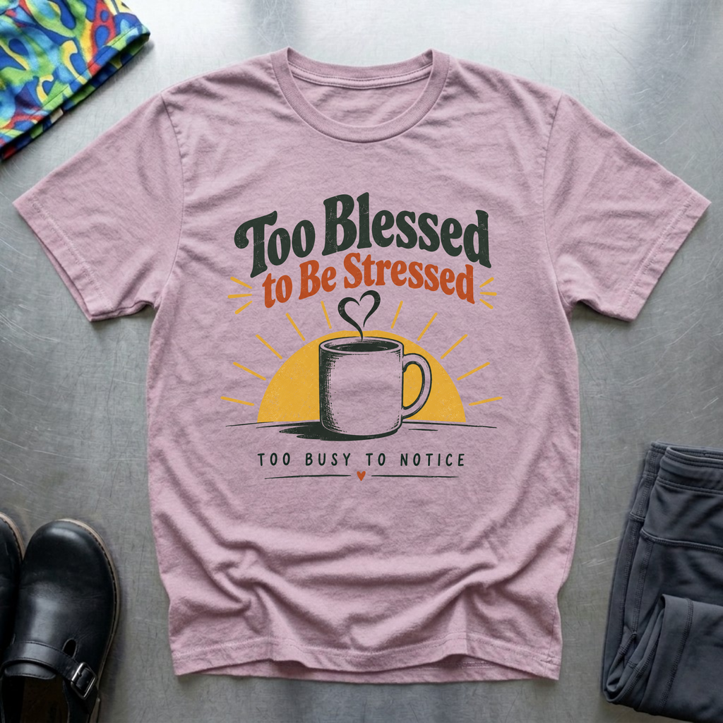 Too Blessed To Be Stressed T-Shirt