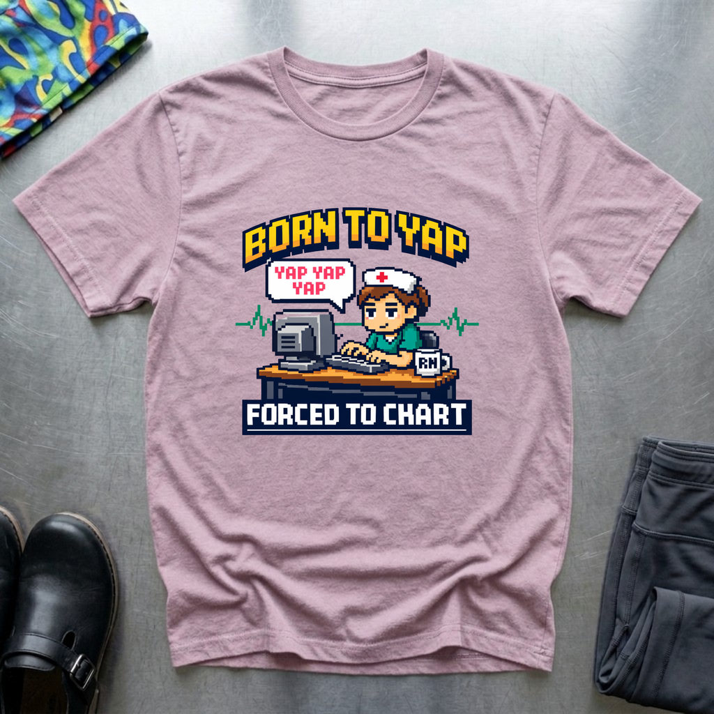 Born to yap, forced to chart T-Shirt