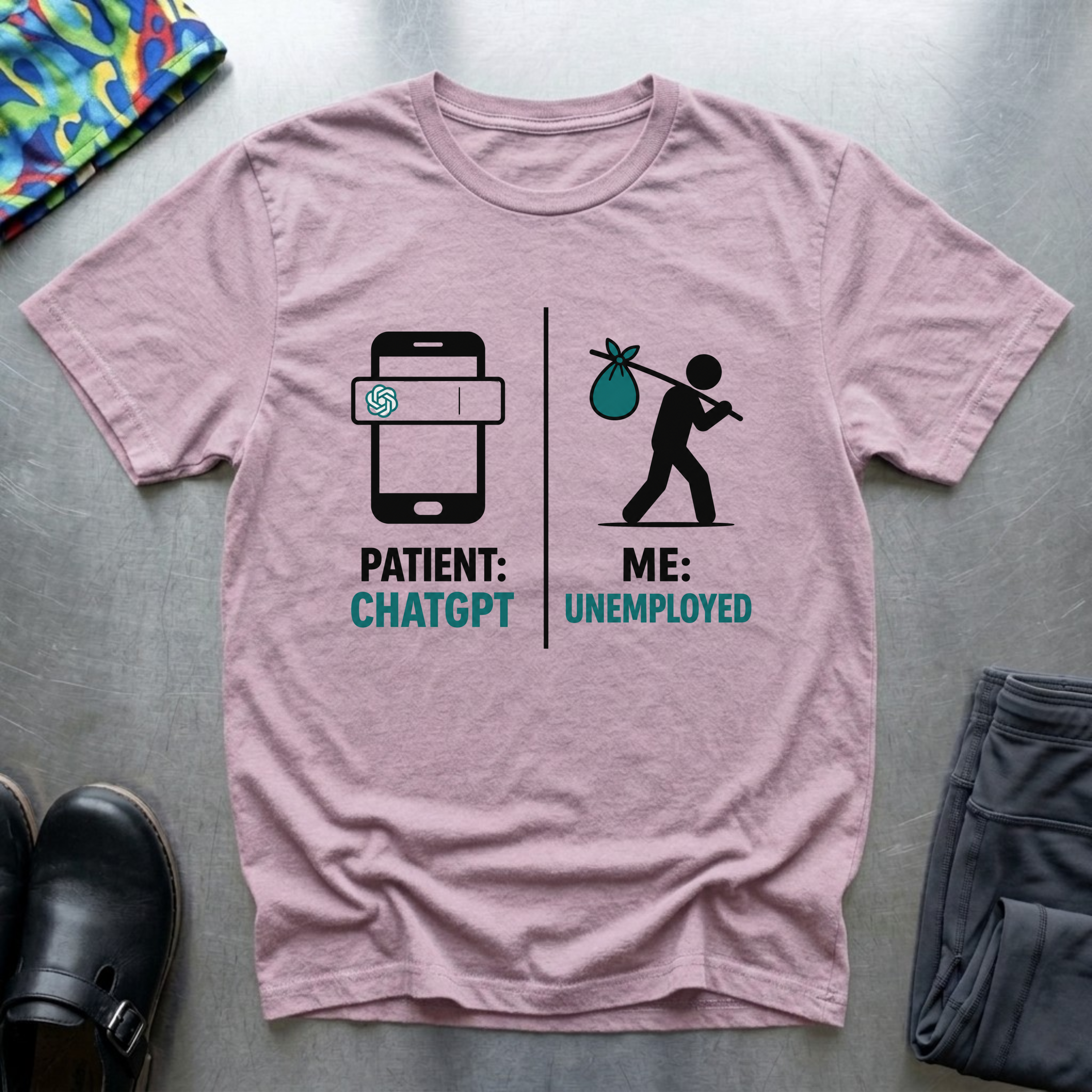 Patient: ChatGPT, Me: Unemployed T-Shirt