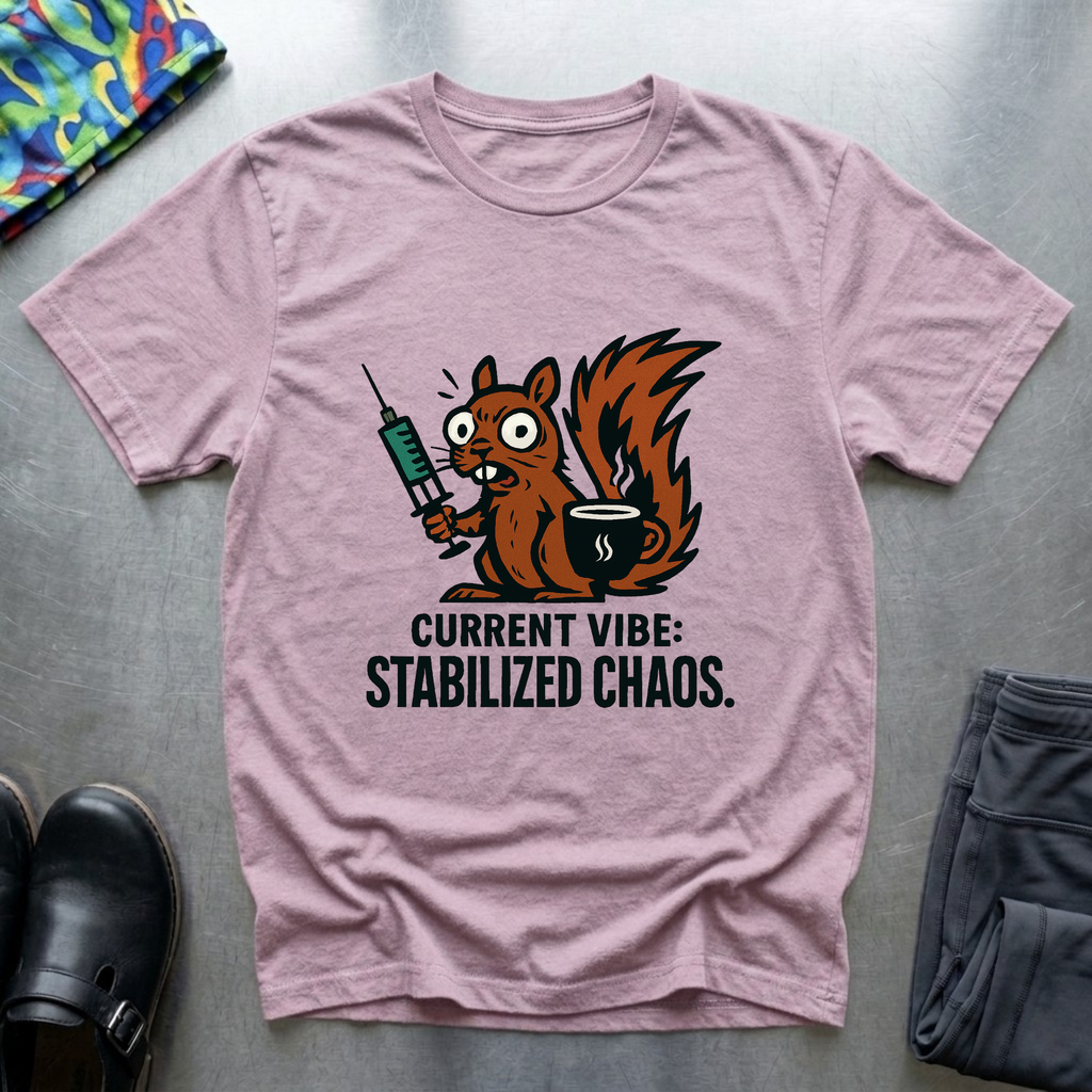 Current vibe: stabilized chaos T-Shirt