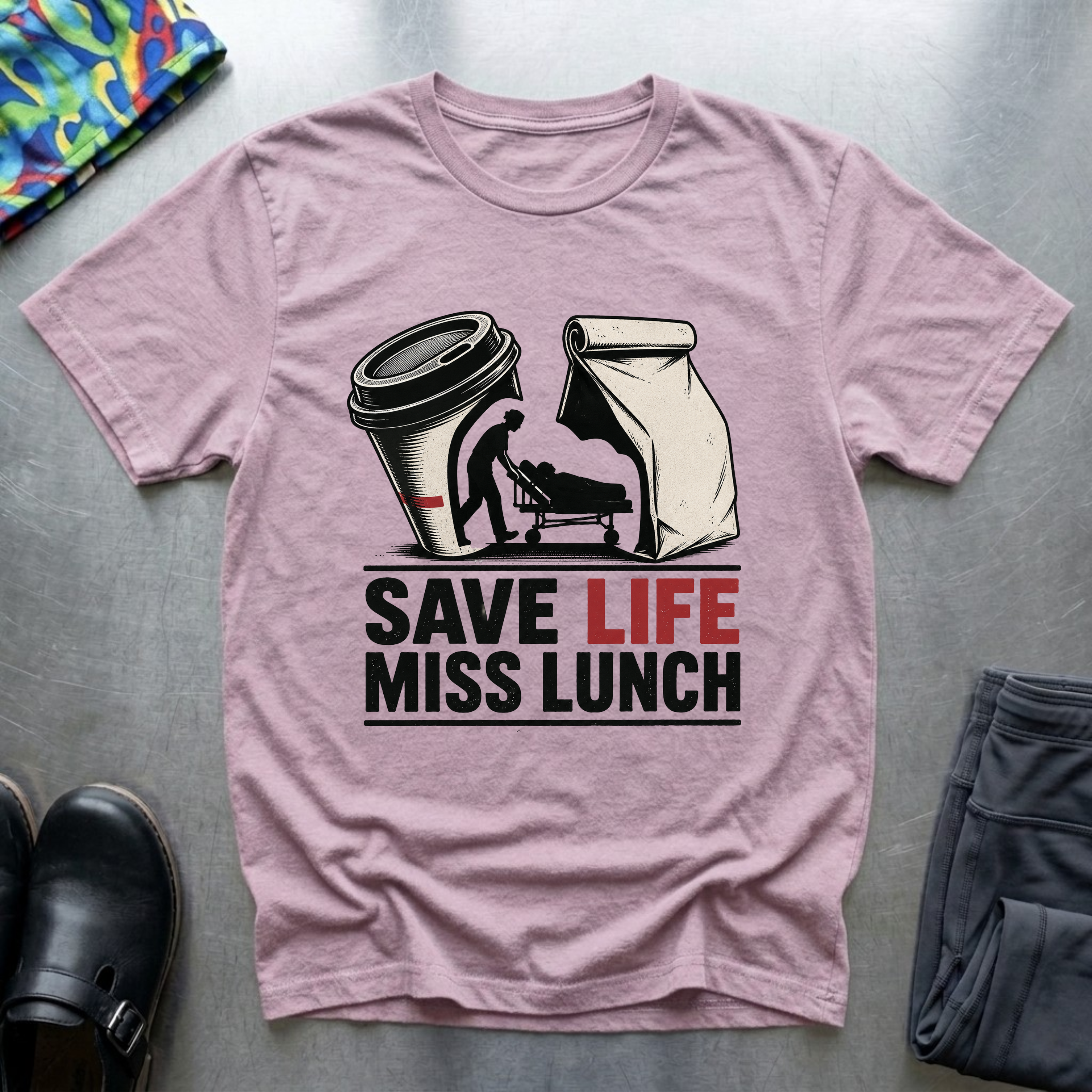 Save Life, Miss Lunch T-Shirt