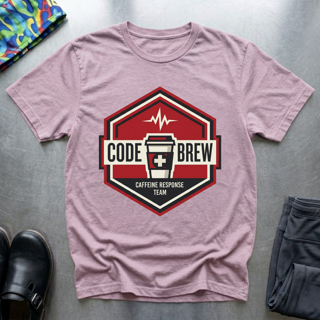 Code brew, caffeine response team T-Shirt