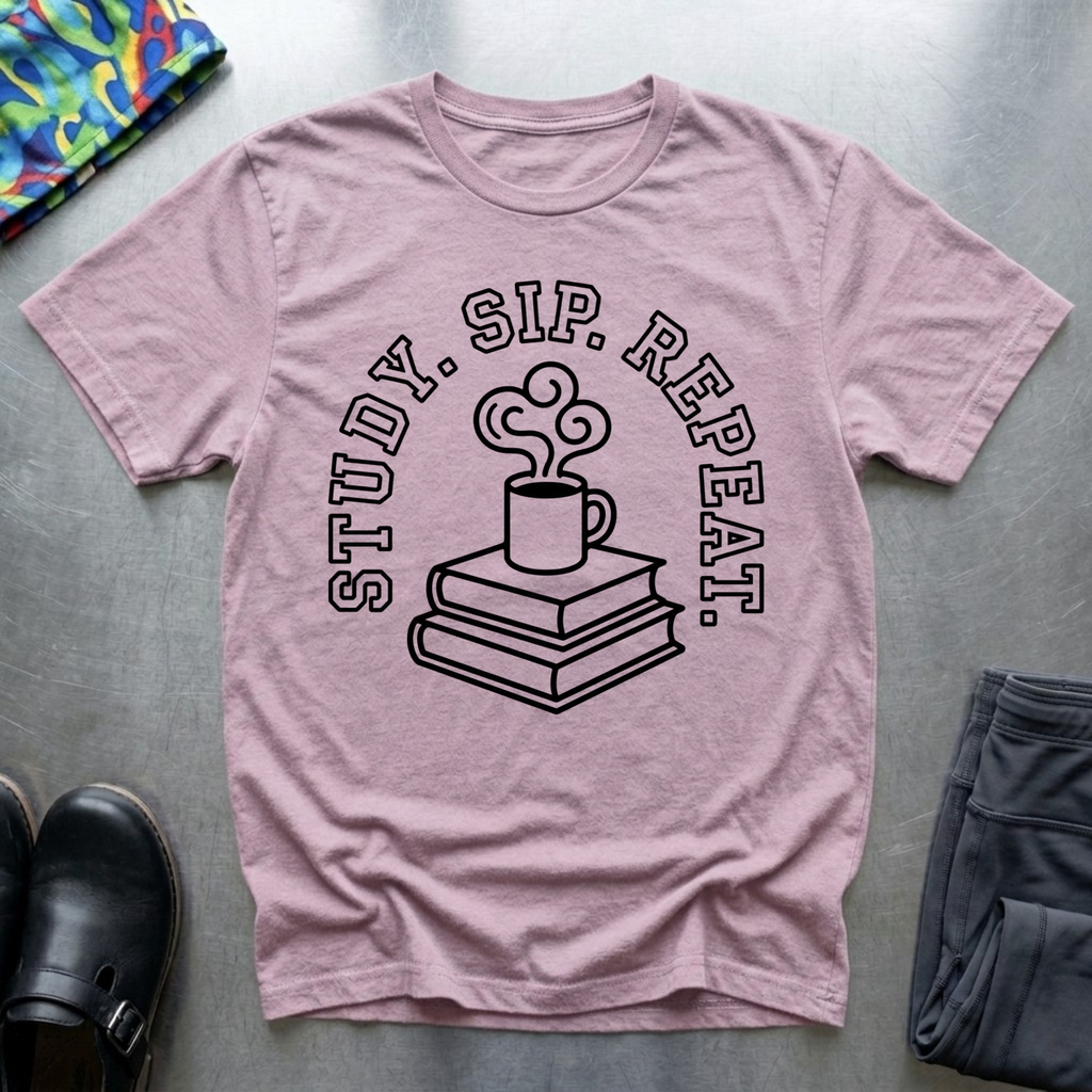 Study.Sip.Repeat T-Shirt