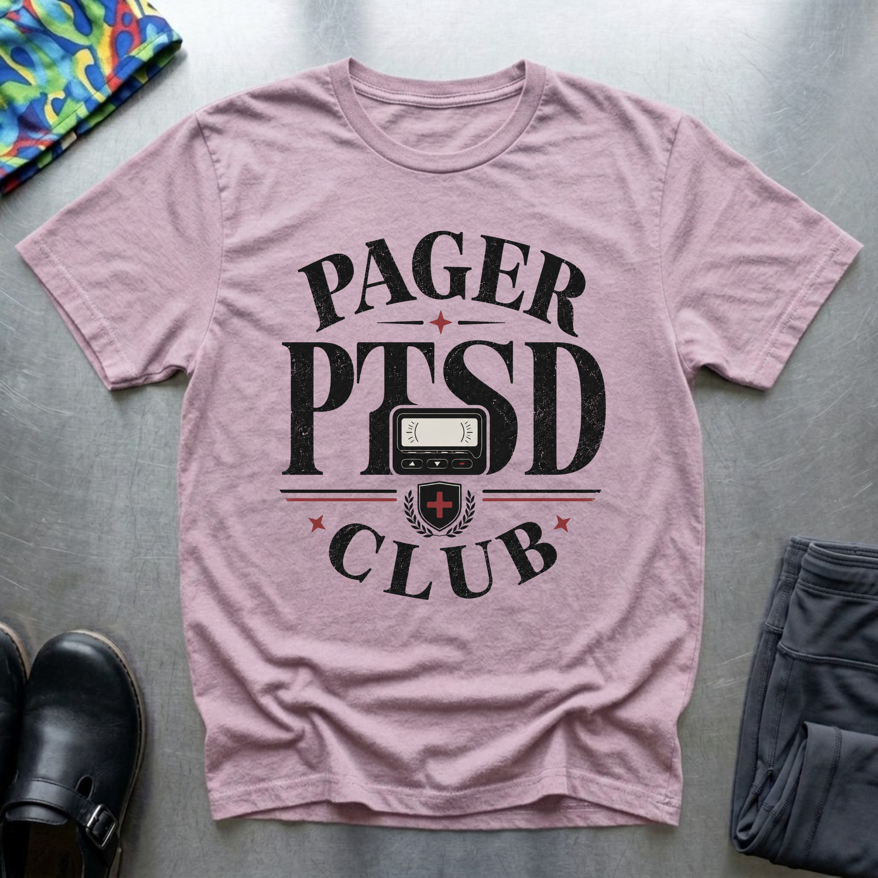 Pager PTSD Club 1 T-Shirt