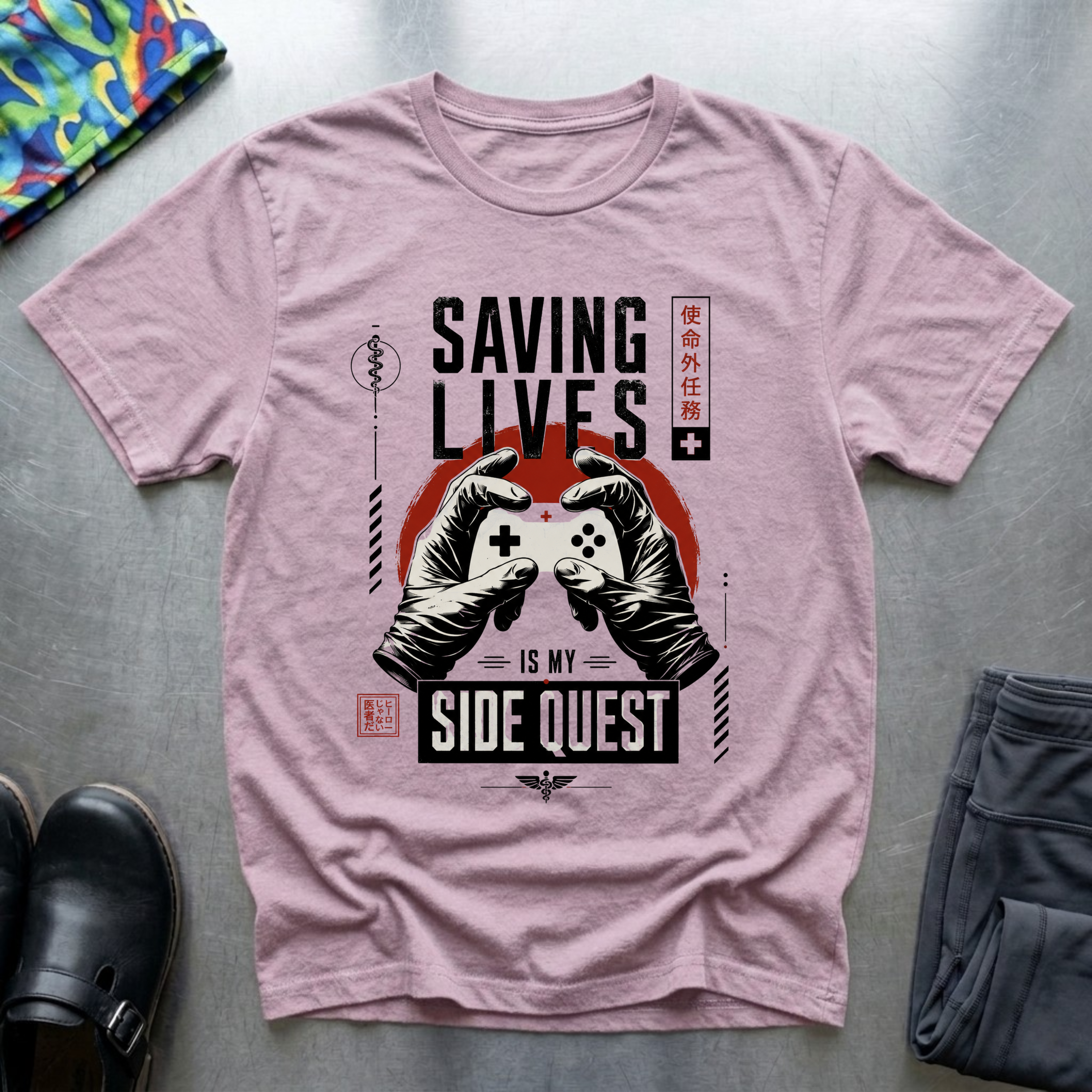 Saving Lives is My Side Quest T-Shirt