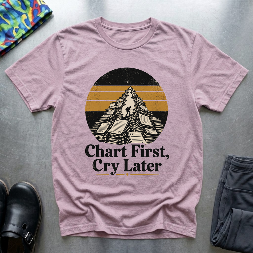 Chart First, Cry Later T-Shirt