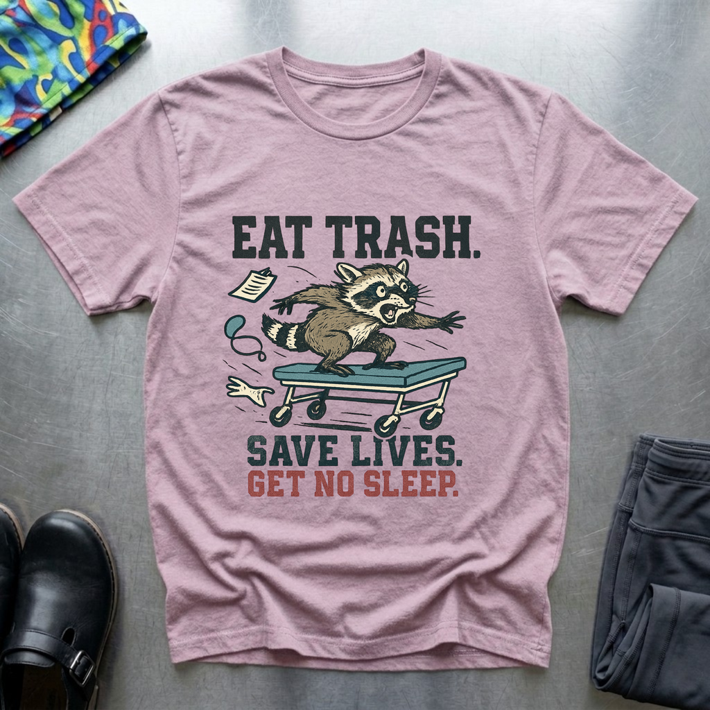 Eat trash, save lives, get no sleep T-Shirt