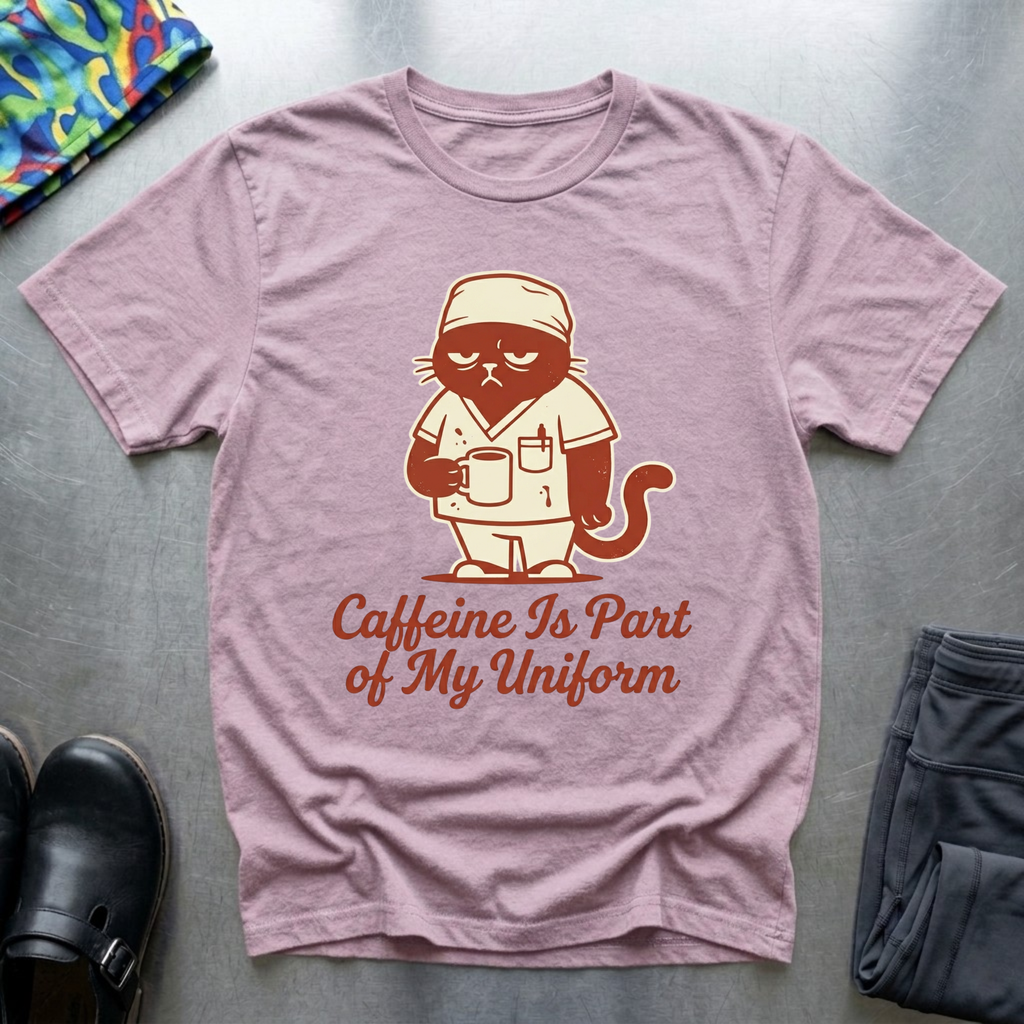 Caffeine Is Part Of My Uniform T-Shirt