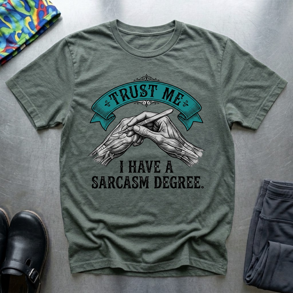 Trust me I have a sarcasm degree T-Shirt