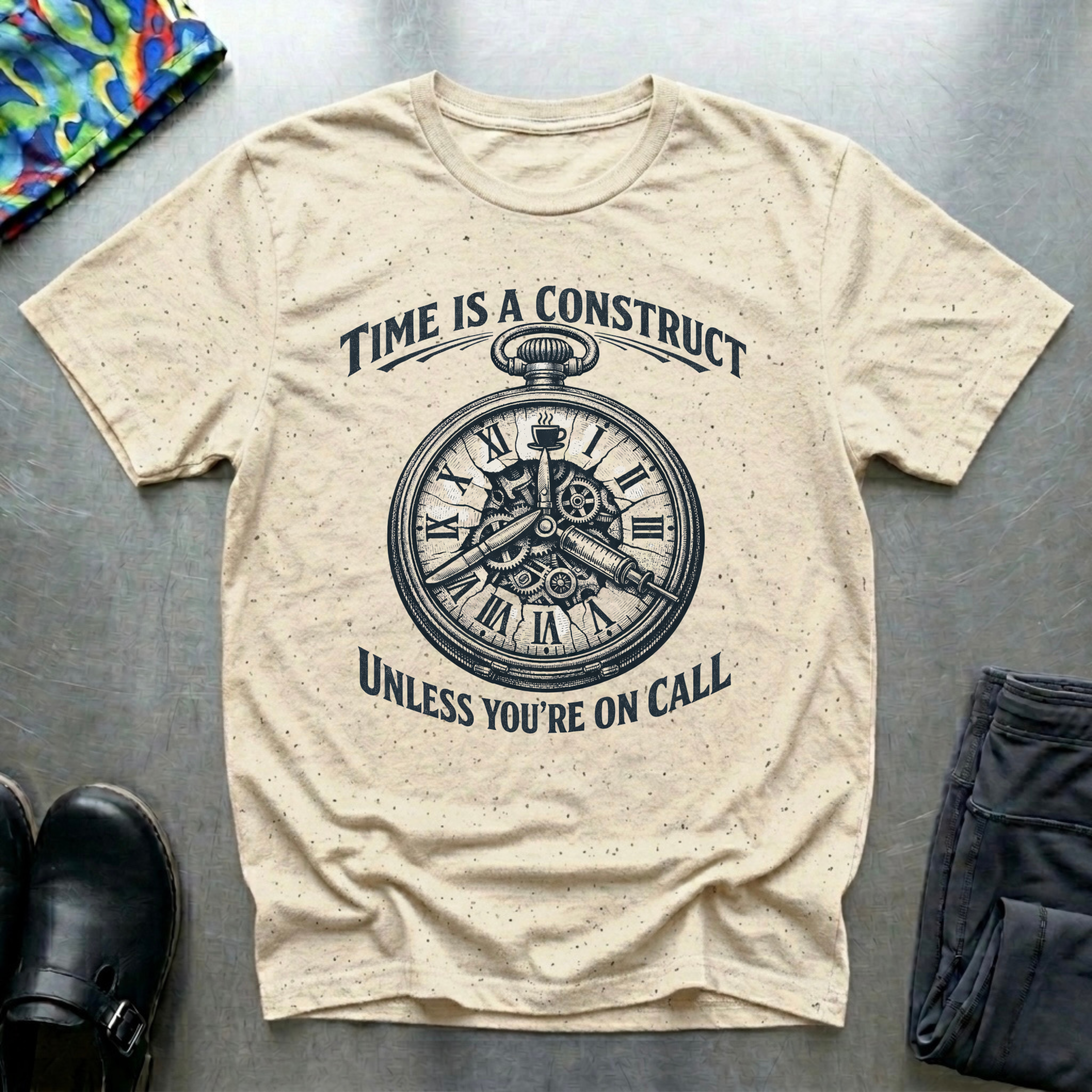 Time is a construct, unless you’re on call T-Shirt