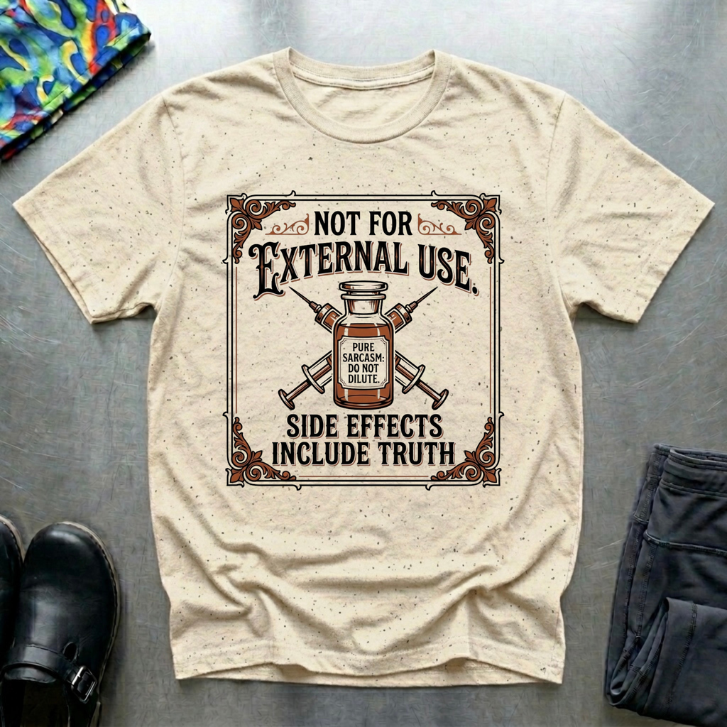 Not for external use, side effects include truth T-Shirt