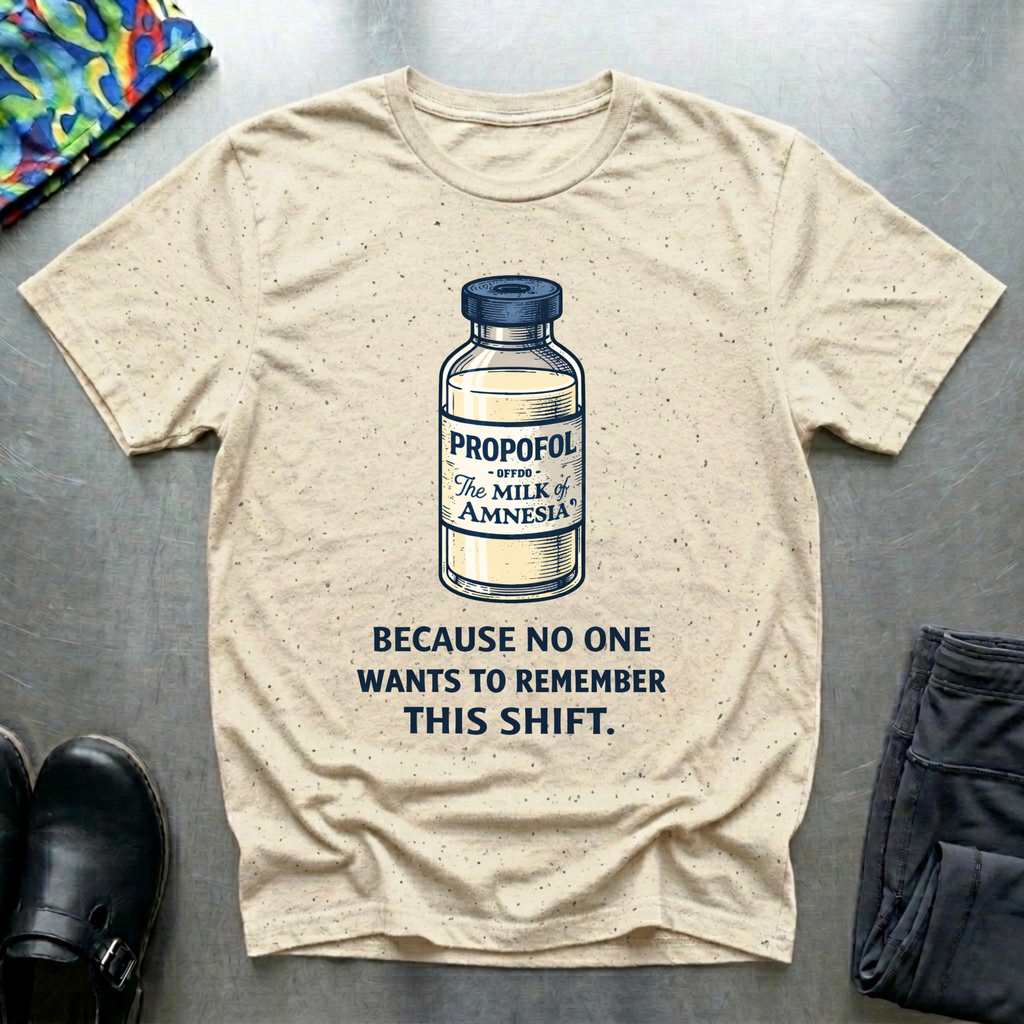 Propofol, because no one wants to remember this shift T-Shirt