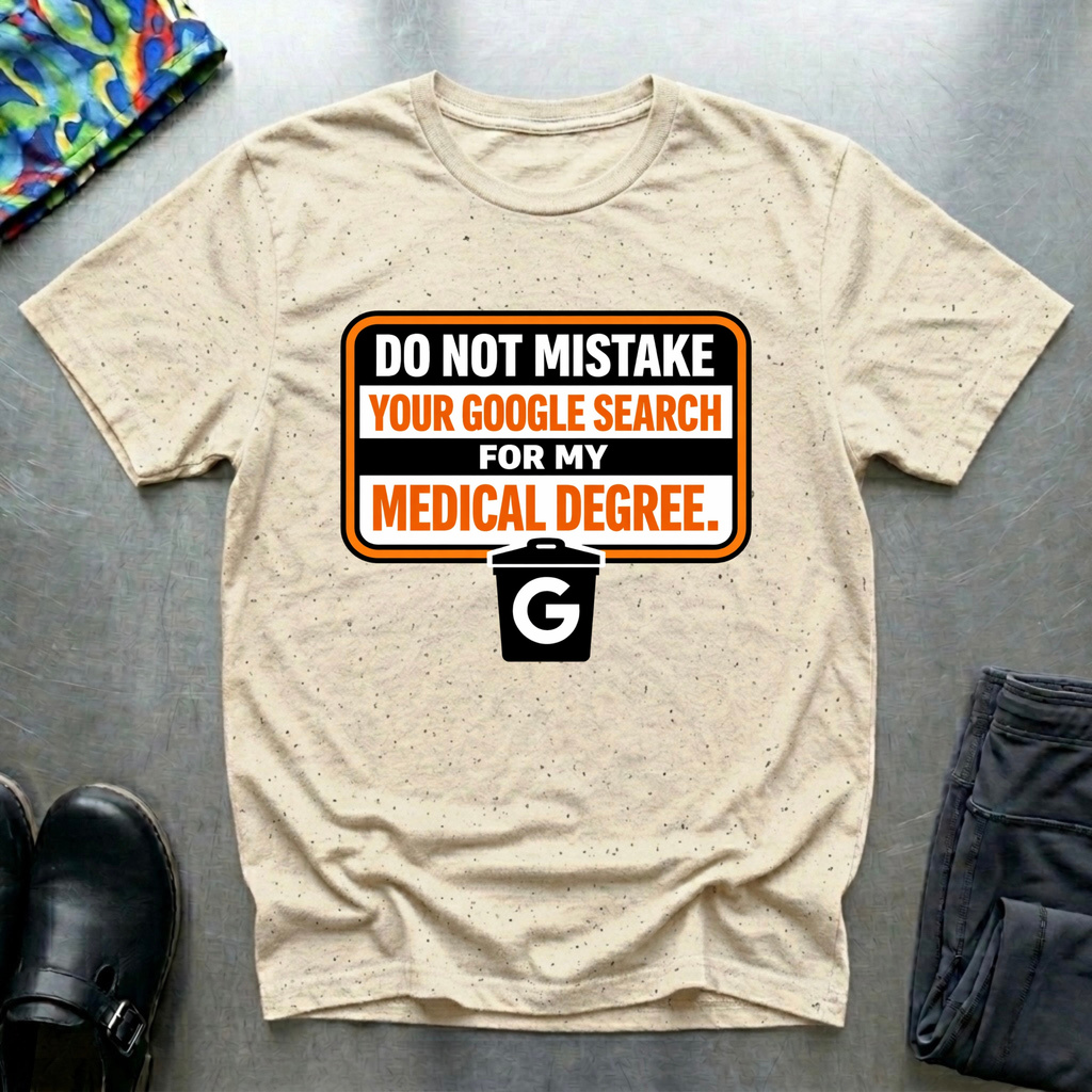 Do not mistake your google search with my medical degree T-Shirt