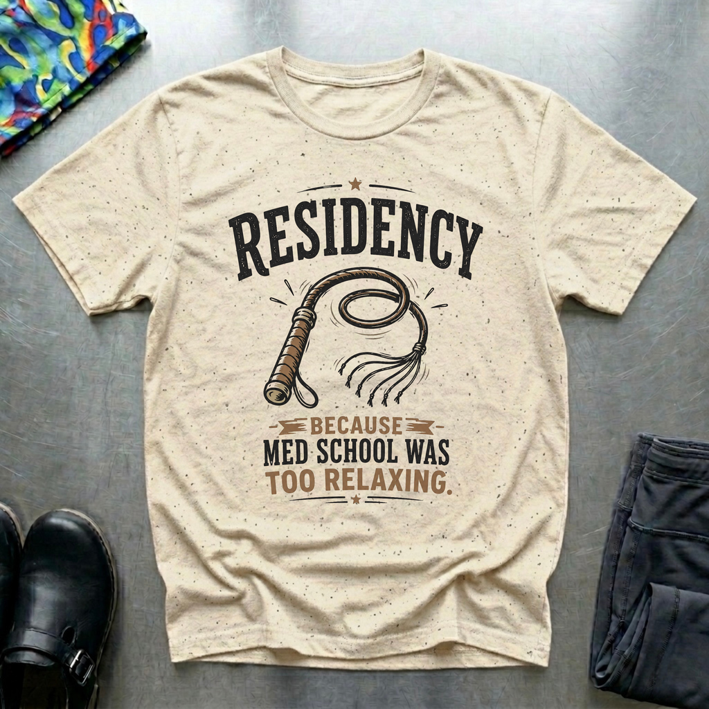 Residency, Because Med School Was Too Easy T-Shirt