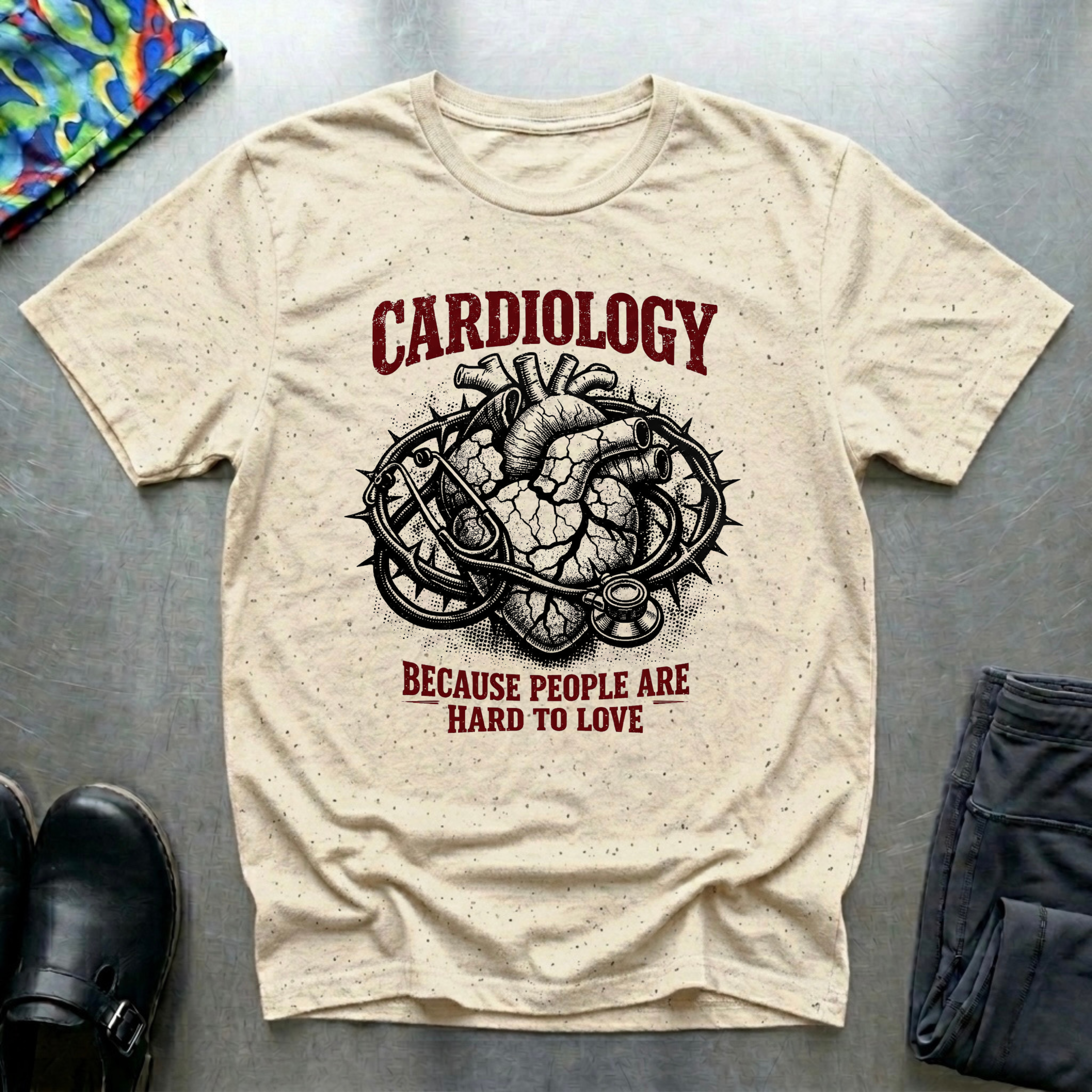 Cardiology, because people are hard to love T-Shirt