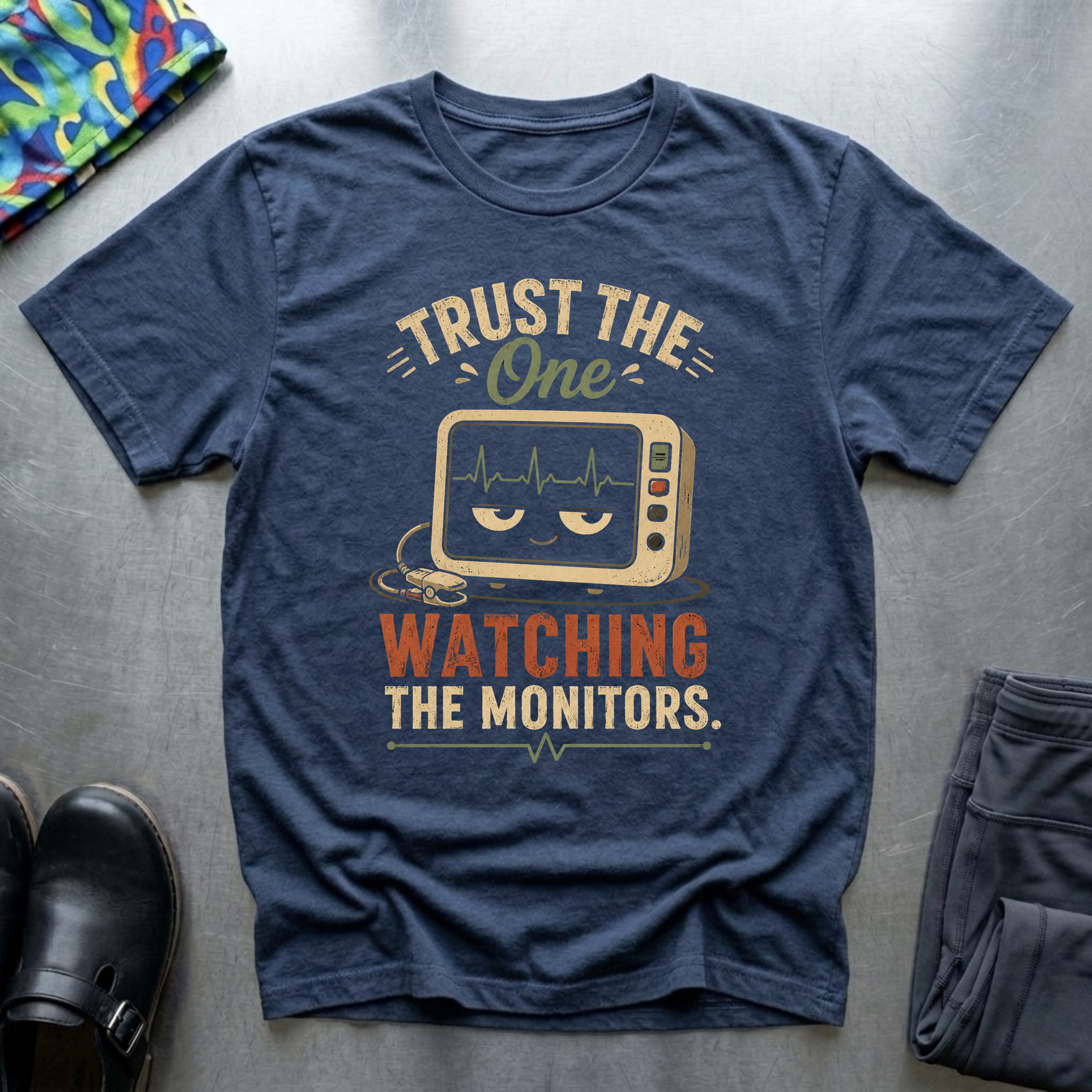 Trust The One Watching The Monitors T-Shirt