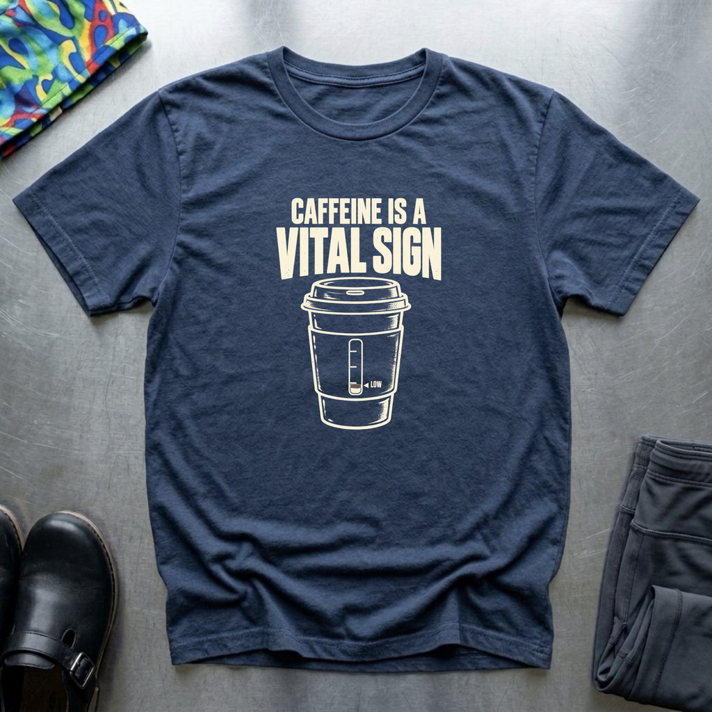 Caffeine is a Vital Sign T-Shirt