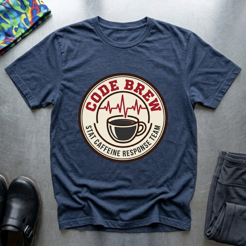 Code brew, stat caffeine response team T-Shirt
