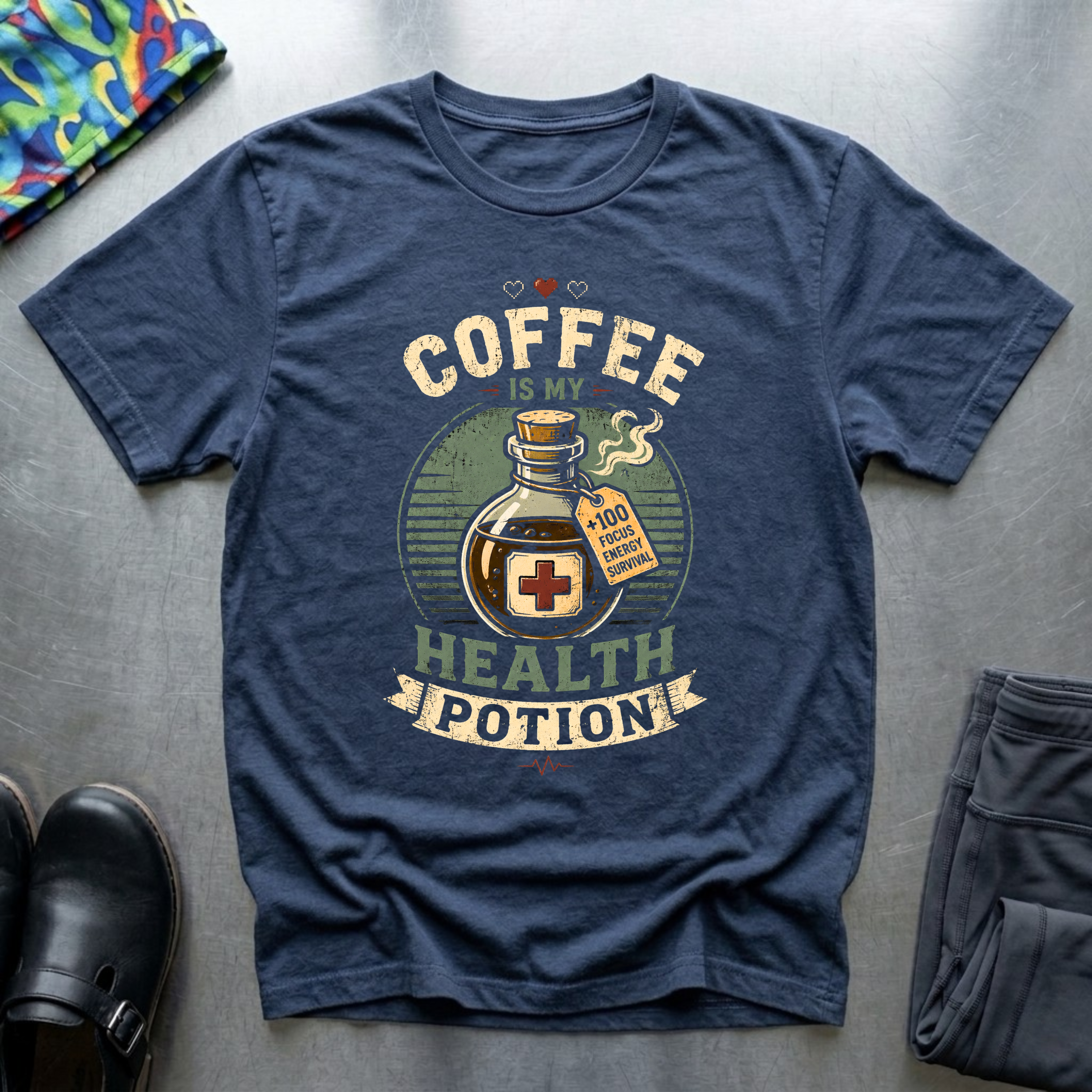 Coffee is My Health Potion T-Shirt