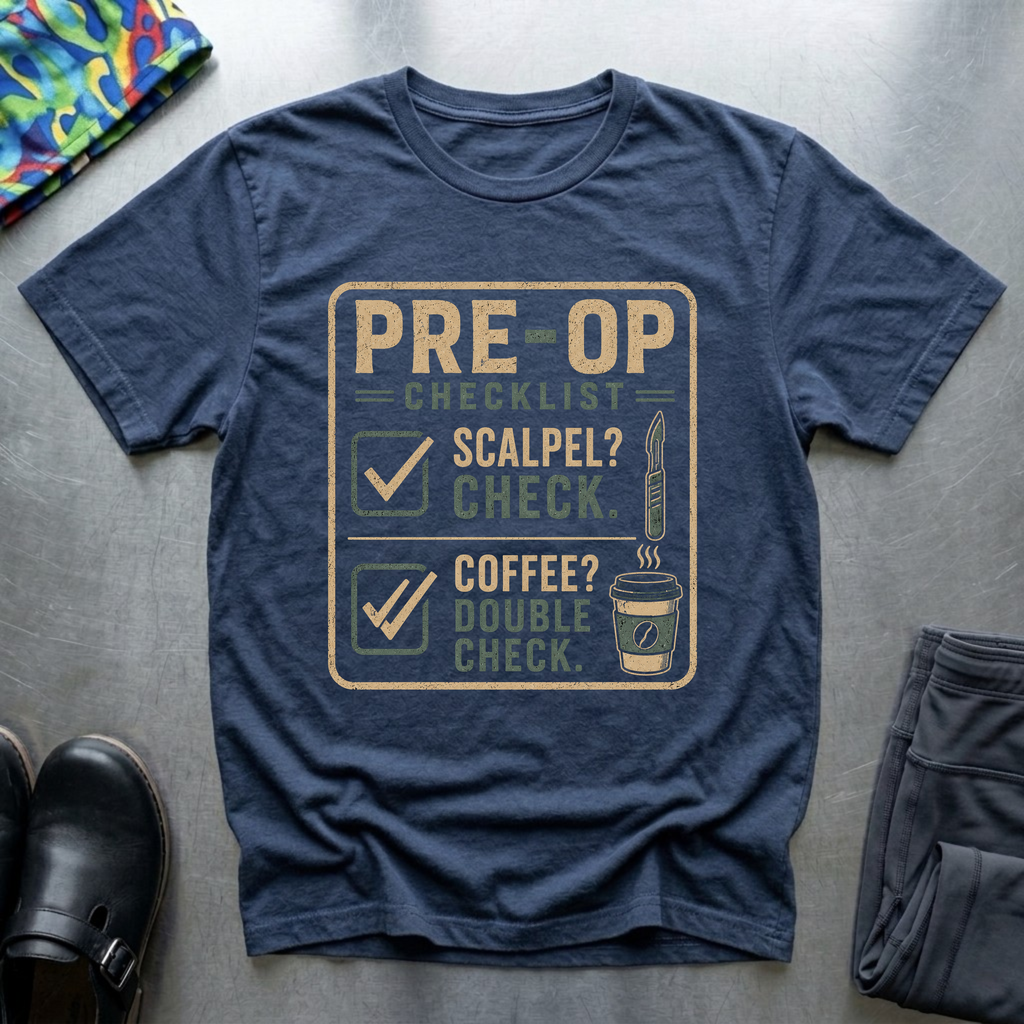 Pre-Op Checklist T-Shirt
