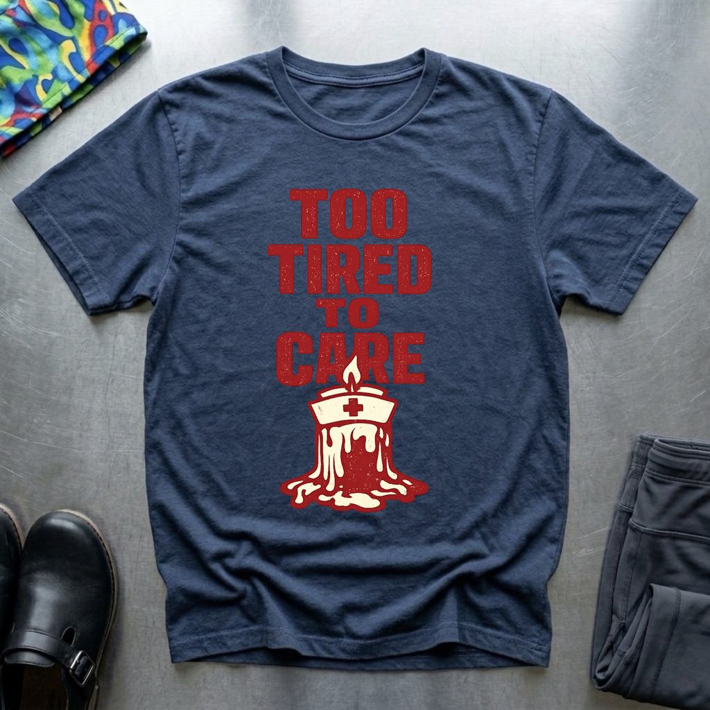 Too Tired To Care 2 T-Shirt