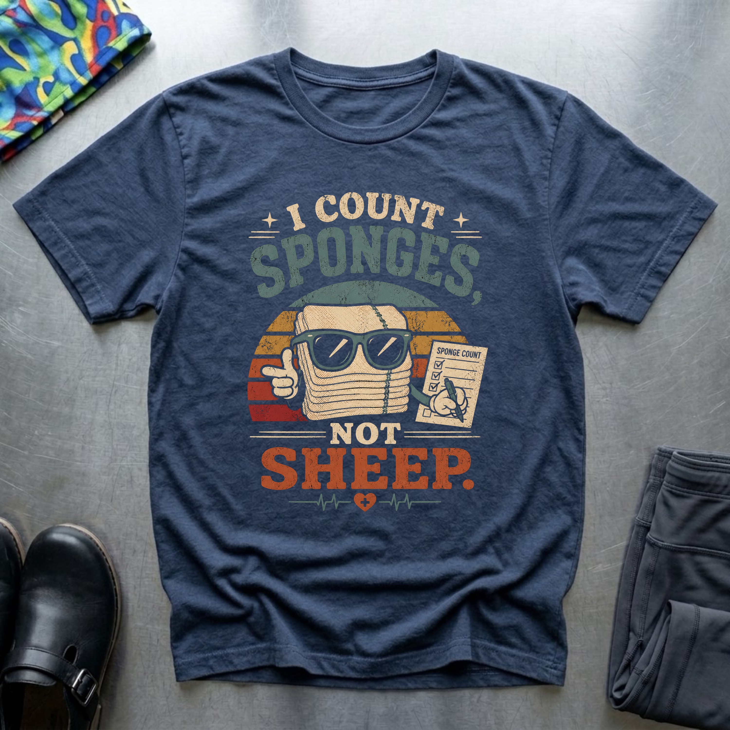 I Count Sponges, Not Sheep T-Shirt