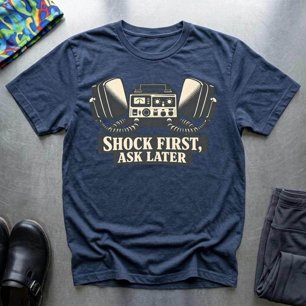 Shock First, Ask Later T-Shirt