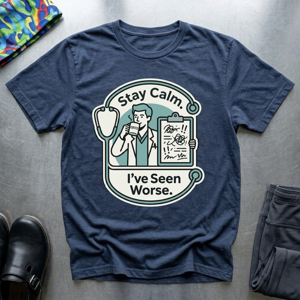 Stay calm, I’ve seen worse T-Shirt