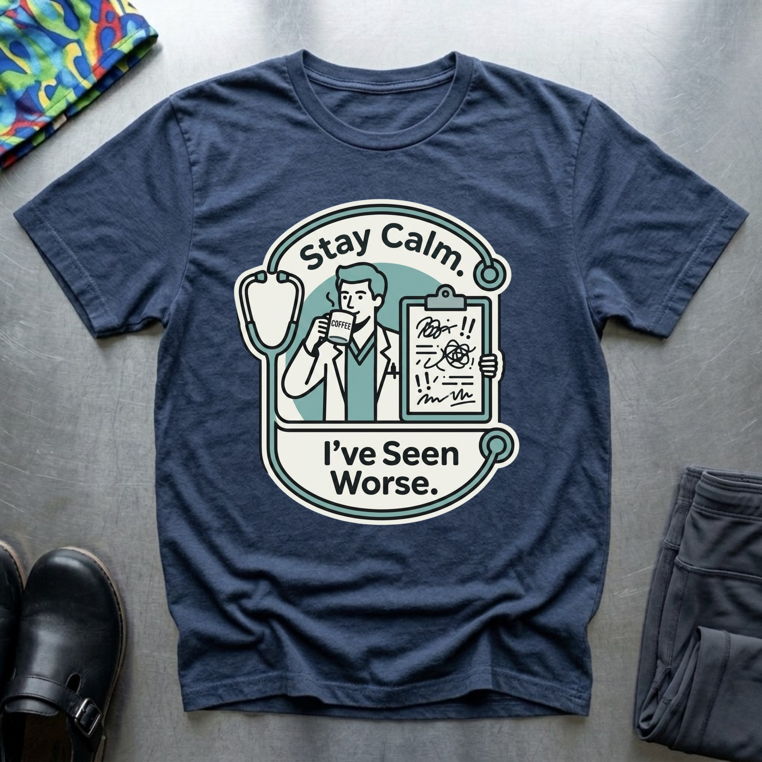 Stay calm, I’ve seen worse T-Shirt