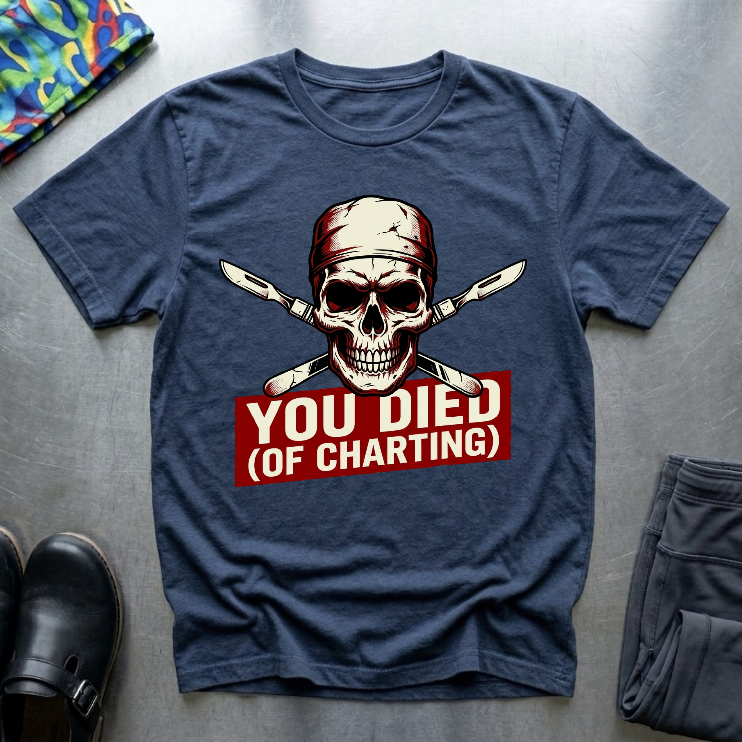 You Died Of Charting T-Shirt