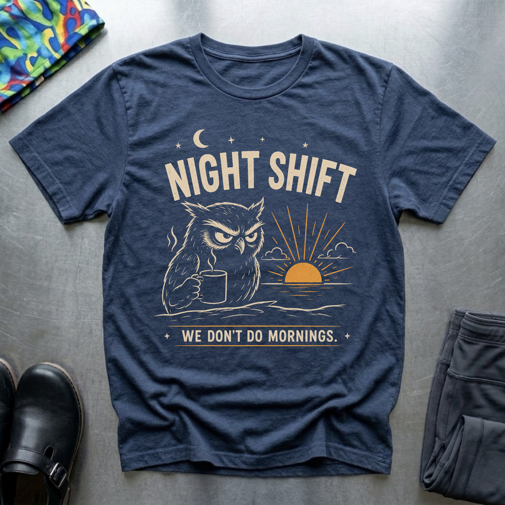 We Don’t Do Mornings T-Shirt