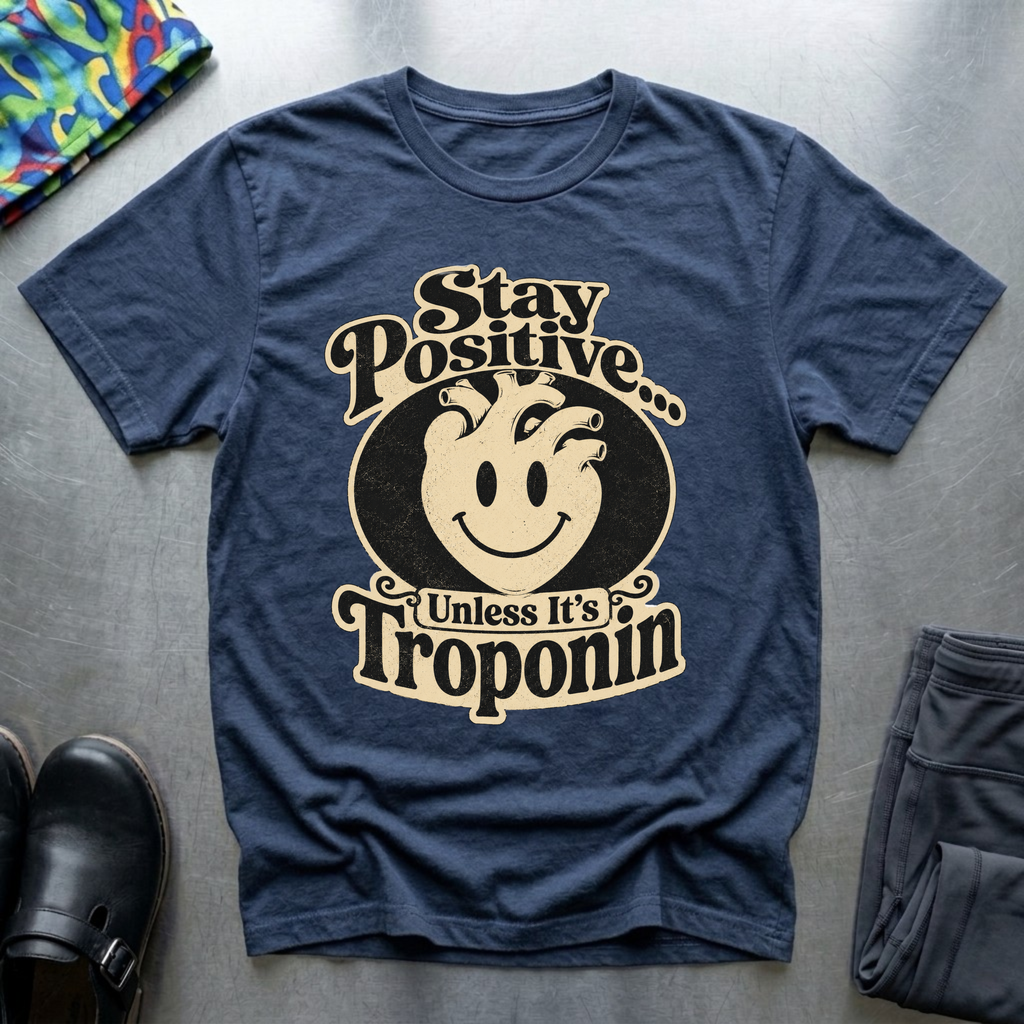 Stay Positive, Unless It’s Troponin T-Shirt