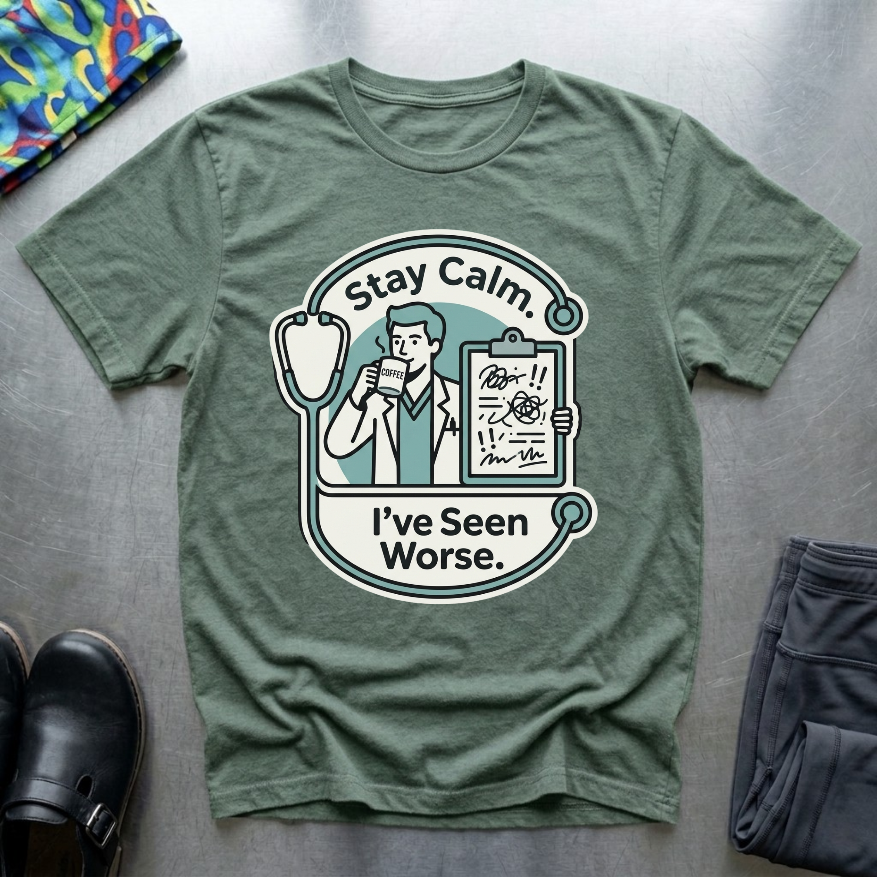 Stay calm, I’ve seen worse T-Shirt