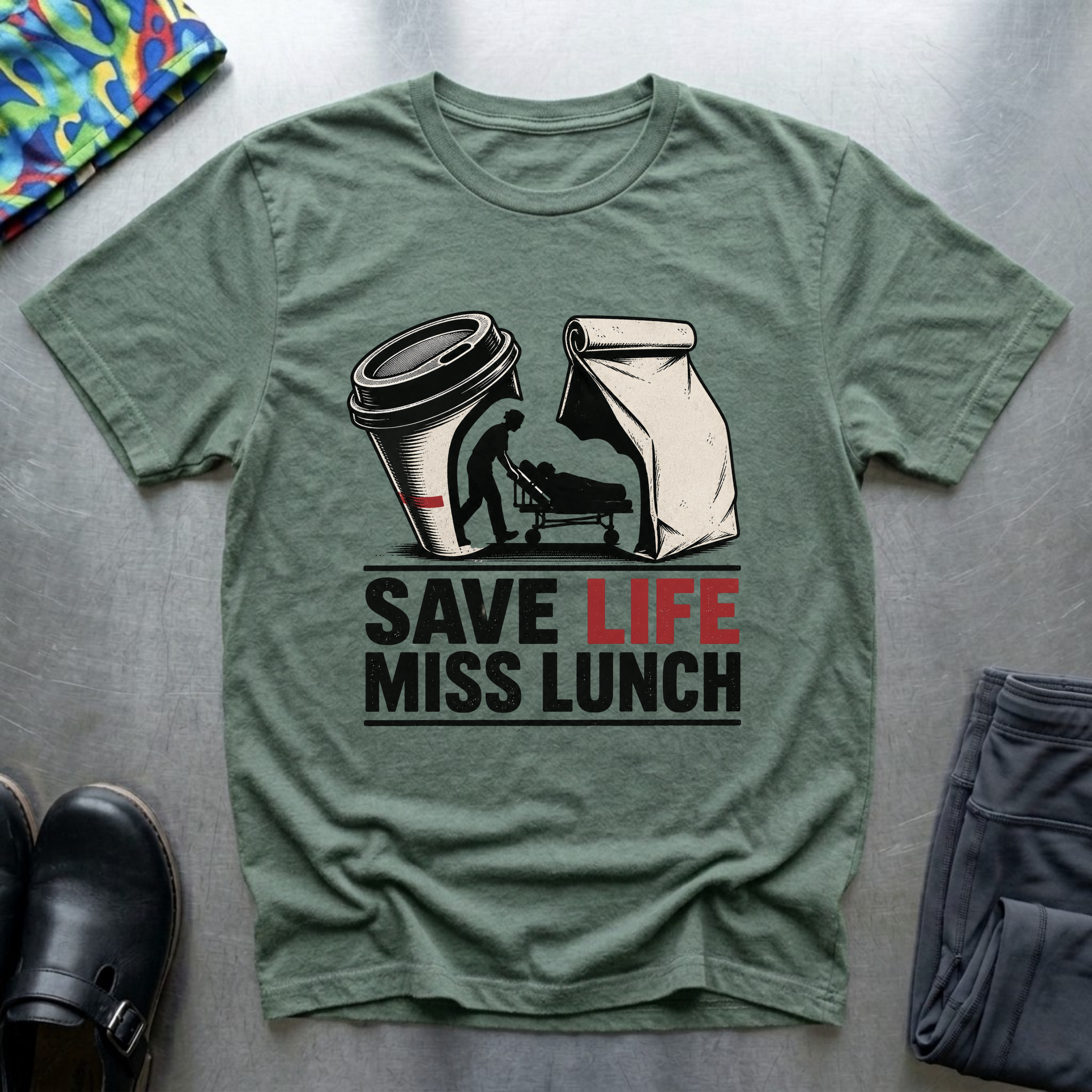 Save Life, Miss Lunch T-Shirt