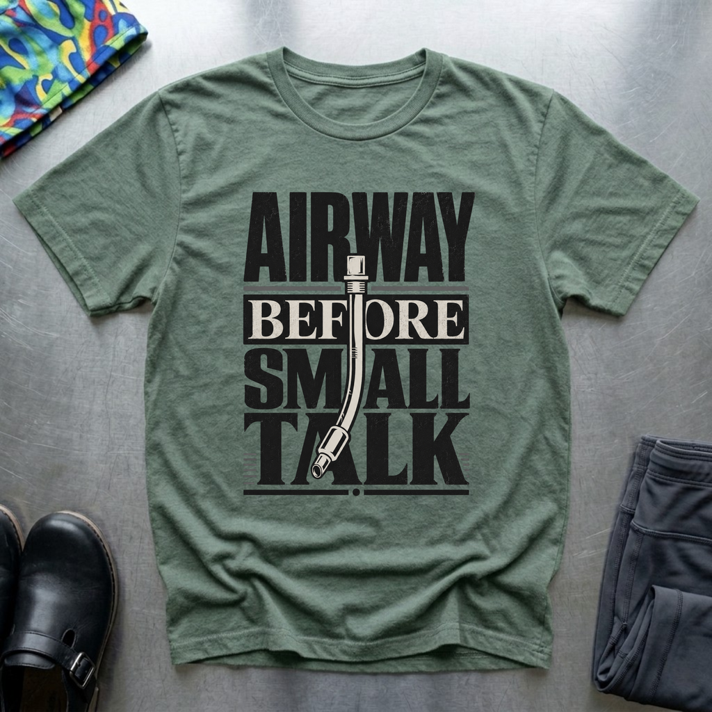 Airway Before Small Talk T-Shirt