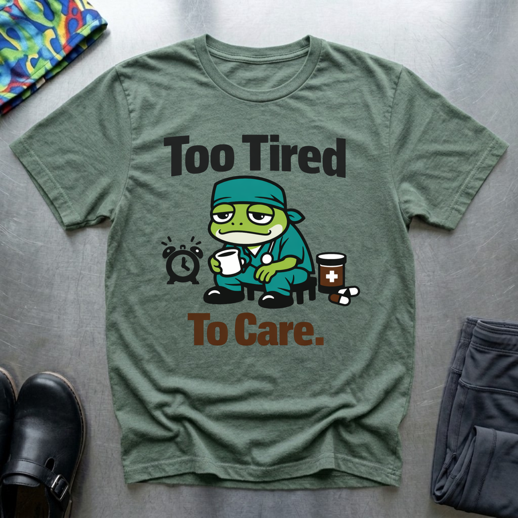 Too tired to care T-Shirt