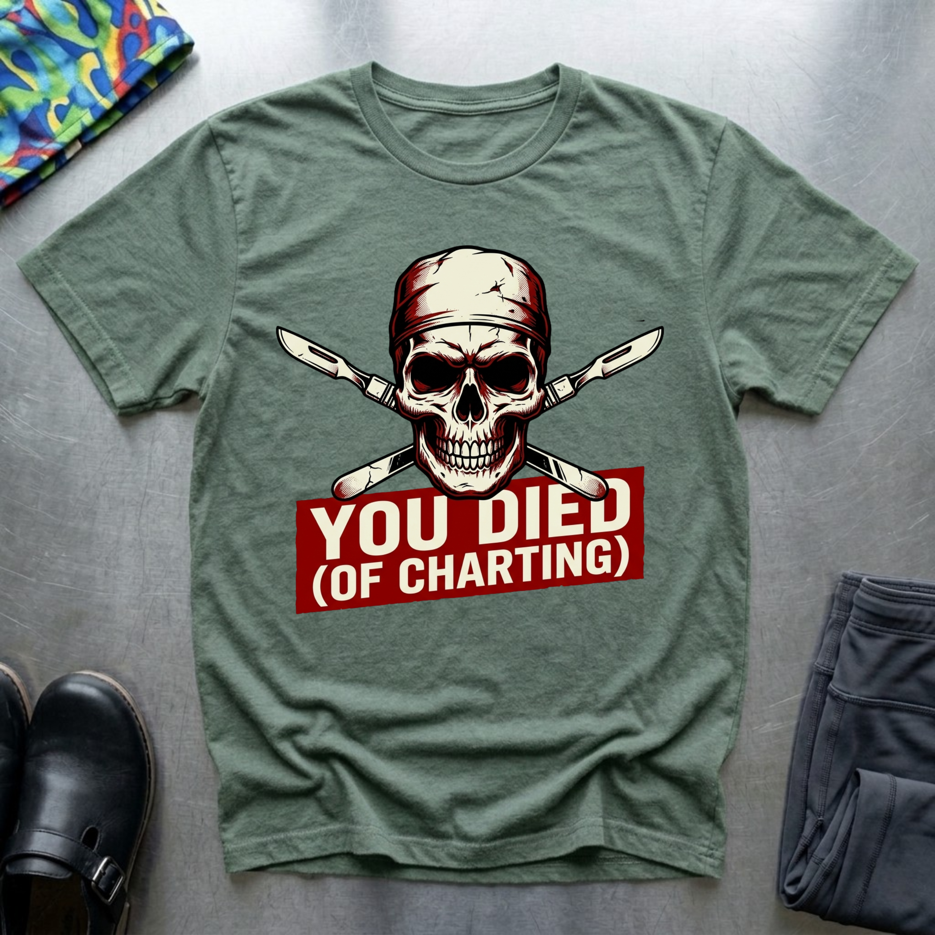 You Died Of Charting T-Shirt