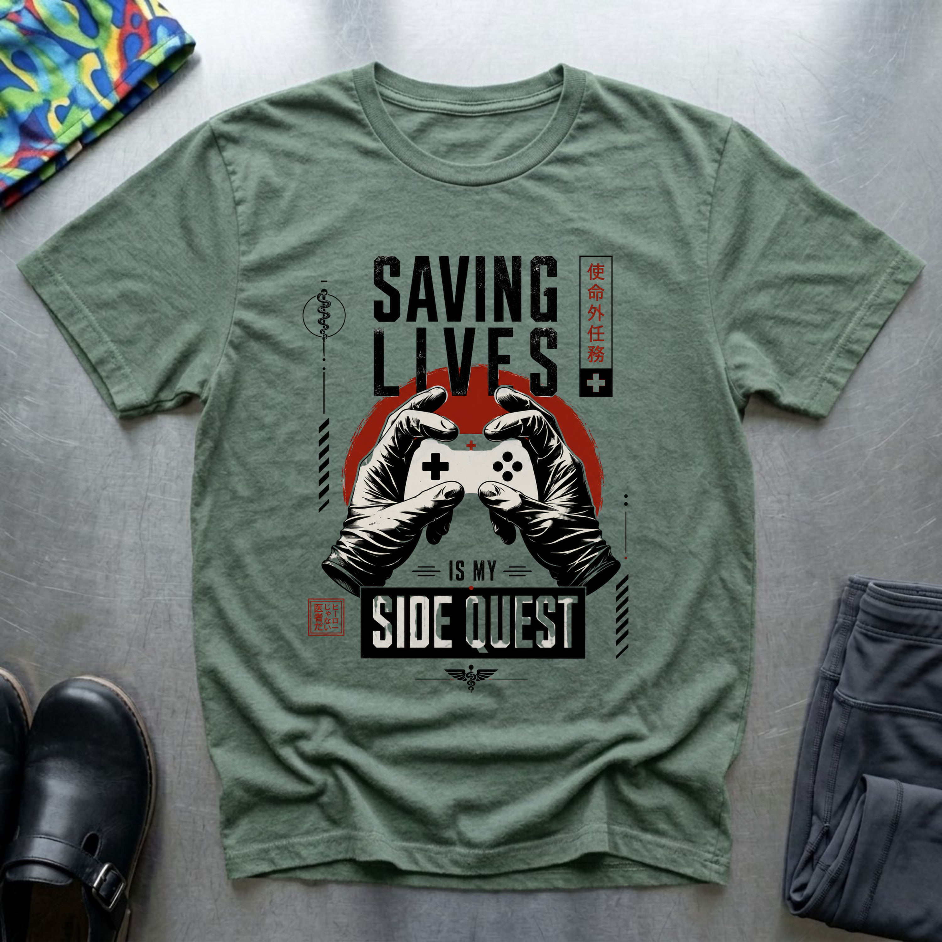 Saving Lives is My Side Quest T-Shirt