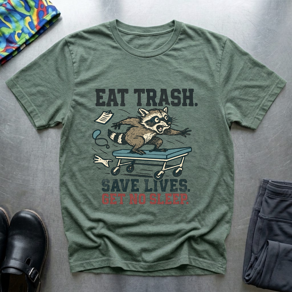 Eat trash, save lives, get no sleep T-Shirt