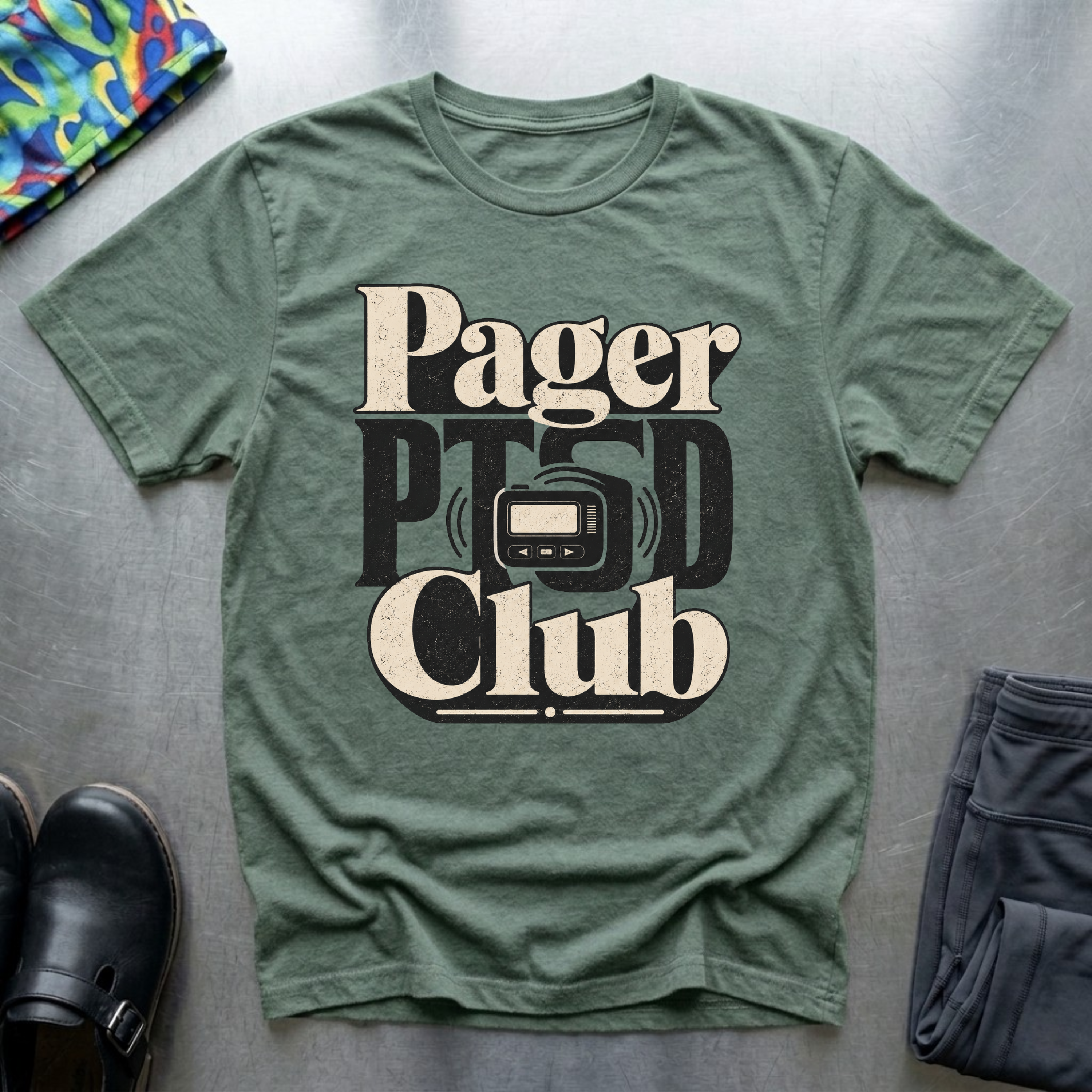 Pager PTSD Club 2 T-Shirt