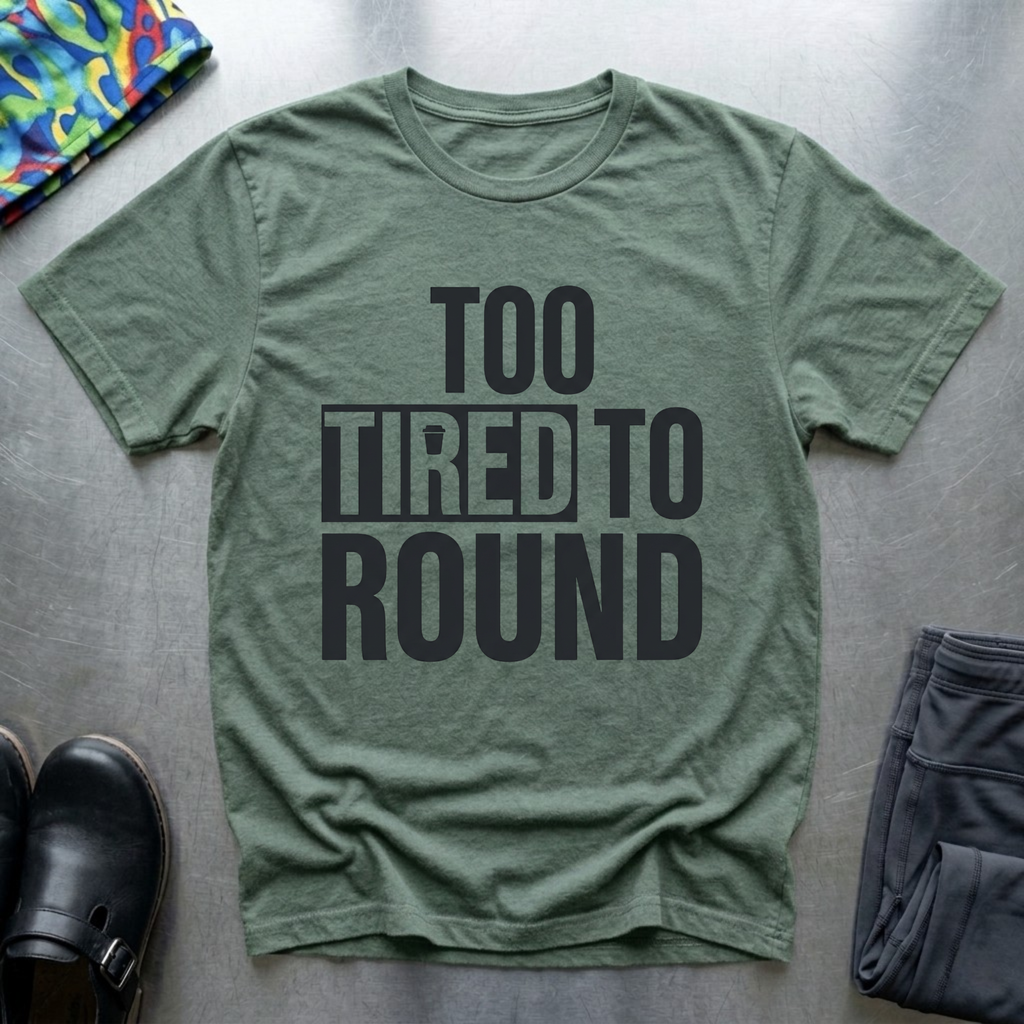 Too Tired To Round T-Shirt